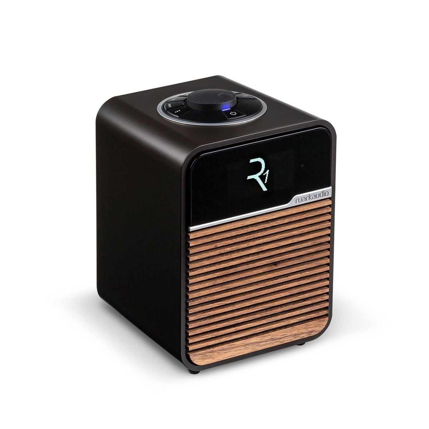 ruarkaudio ruark audio R1 Radio für Digitalradio (DAB, FM & Bluetooth und (DAB) DAB+ DAB+ UKW Espresso Tuner) Deluxe mit Digitalradio
