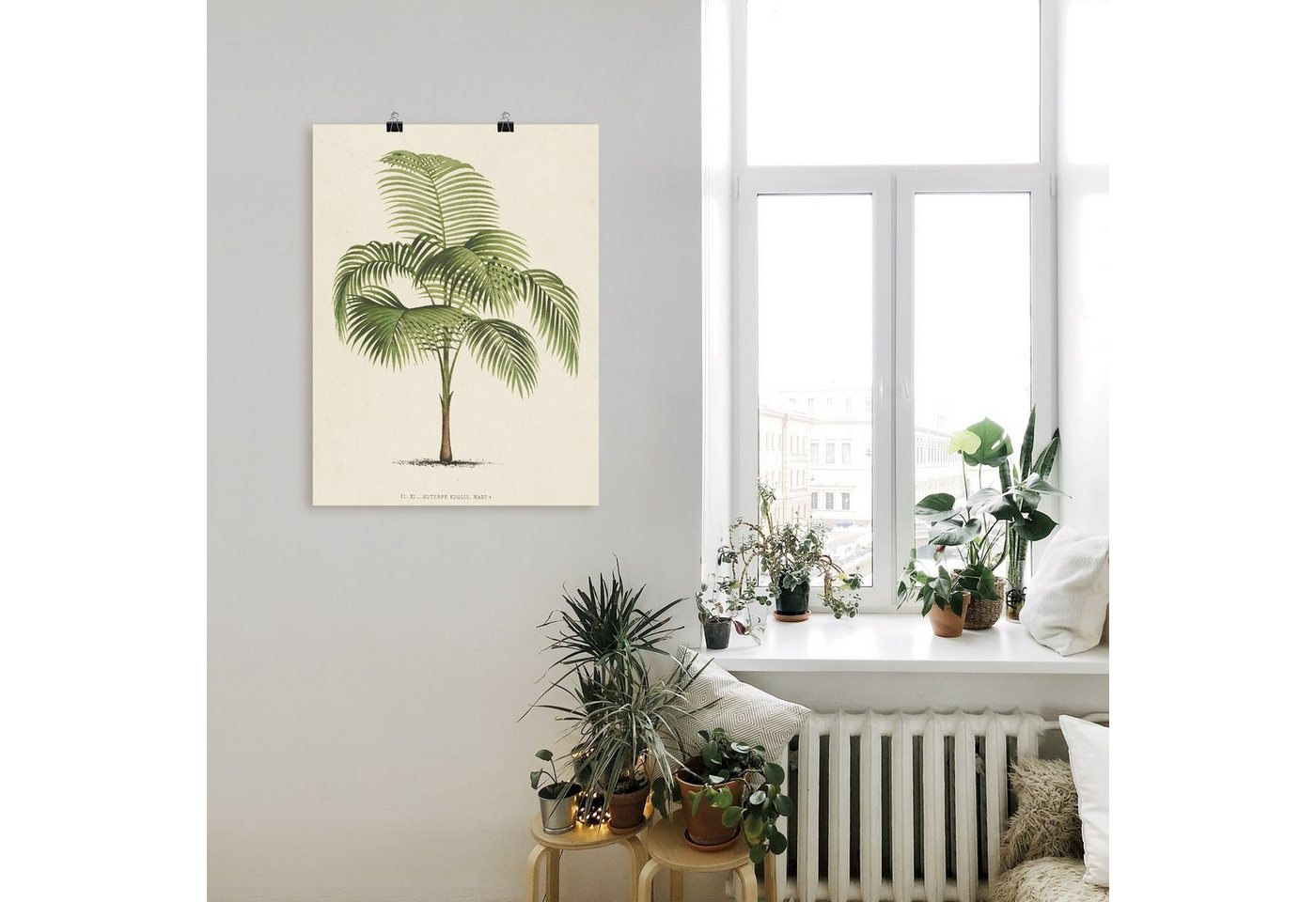 Artland Wandbild »Palme I«, Pflanzen (1 Stück), in vielen Größen & Produktarten - Alubild / Outdoorbild für den Außenbereich, Leinwandbild, Poster, Wandaufkleber / Wandtattoo auch für Badezimmer geeignet-kaufen