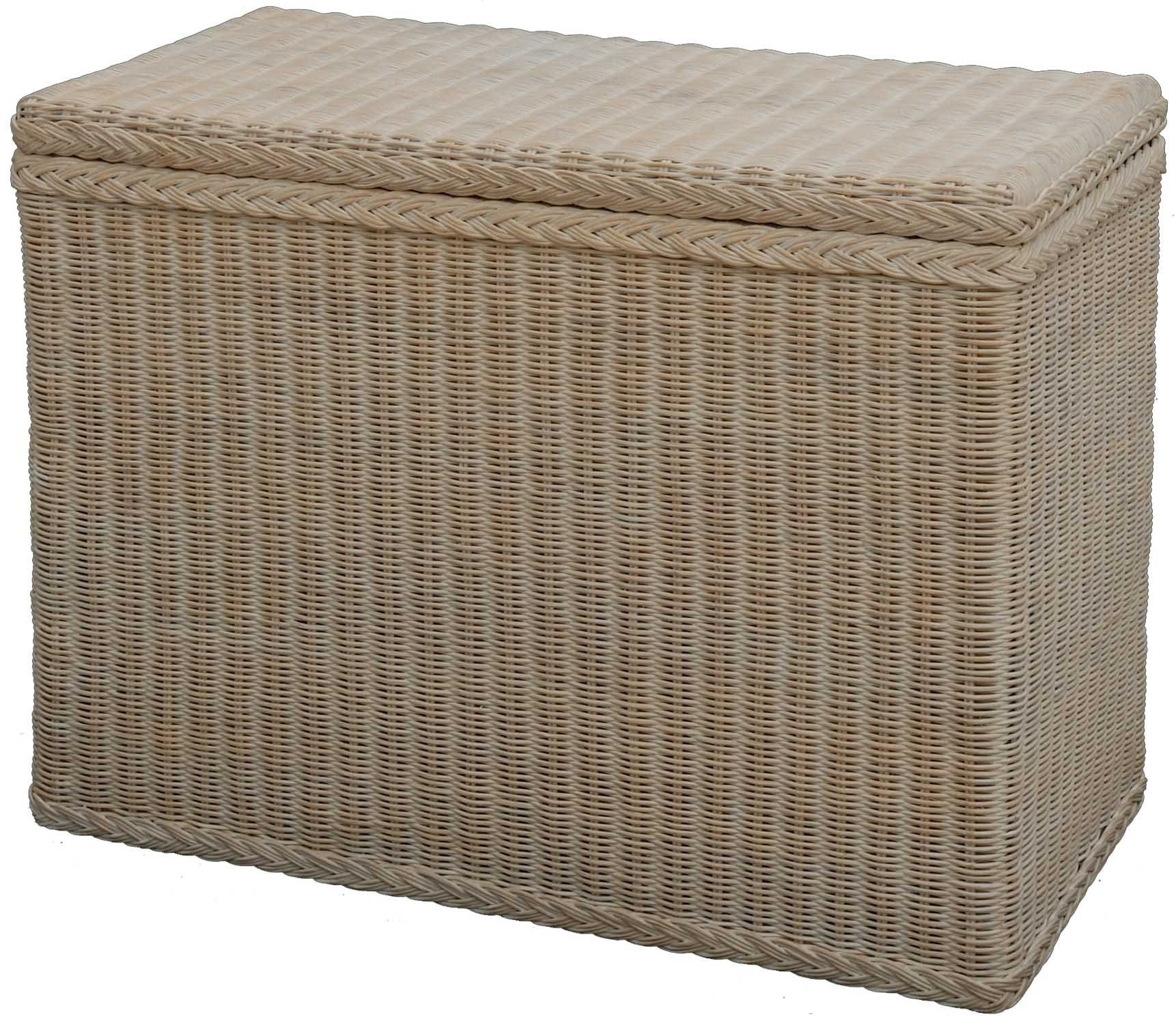 Krines Home Wäschesortierer Rattan Wäschekorb 3 günstig online kaufen