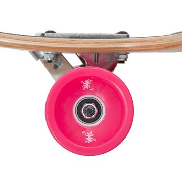 Apollo Longboard Twin Tip DT Longboard 40", aus Holz mehrlagig verleimt für Idealen Flex & Stabilität