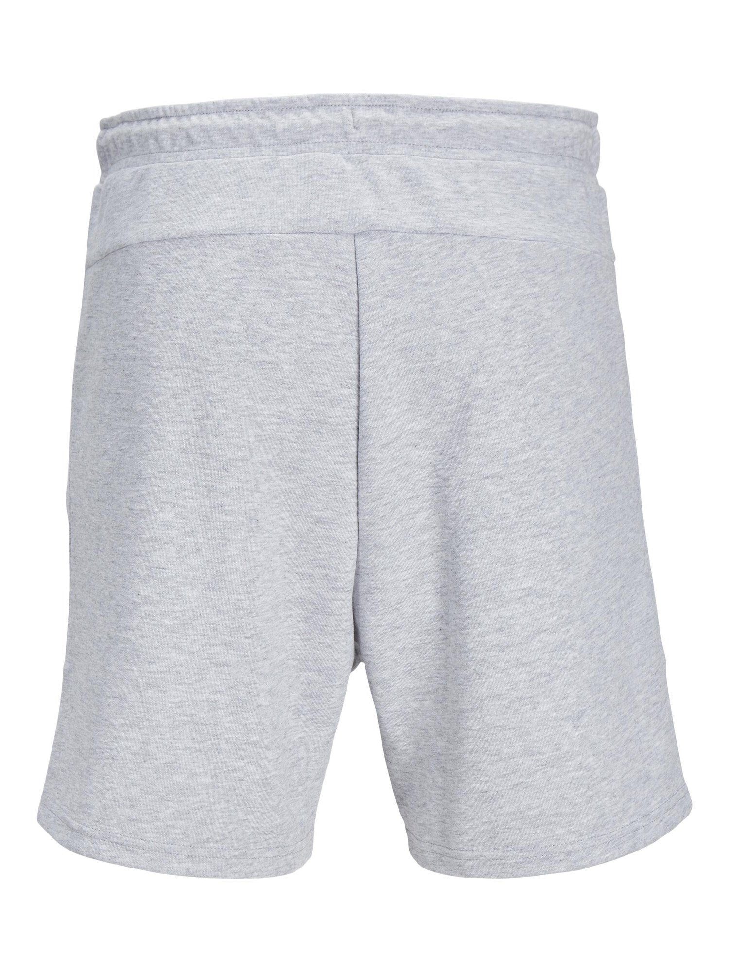 Jack & Weiche SHORTS (1-tlg) Shorts mit Sweatshorts SWEAT grau Jones Logo-Aufnäher STAIR