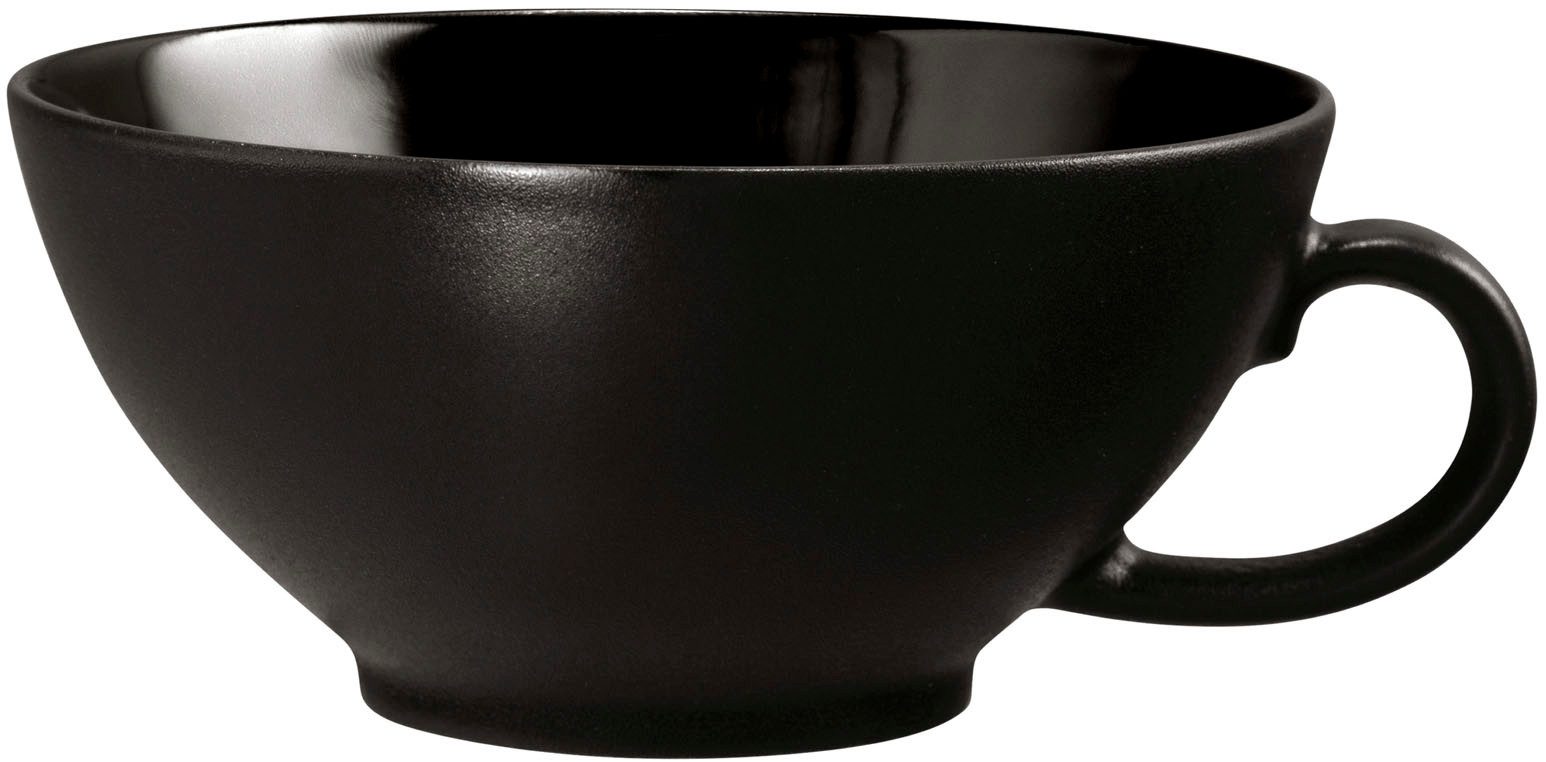 Seltmann Weiden Tasse Liberty - Velvet Black, Porzellan, Teeobertasse klein 0,14 l