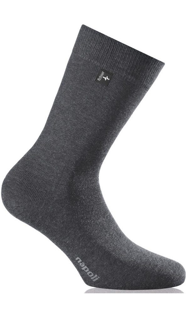 Rohner Socks Businesssocken Crew Napoli teer Herren 1er