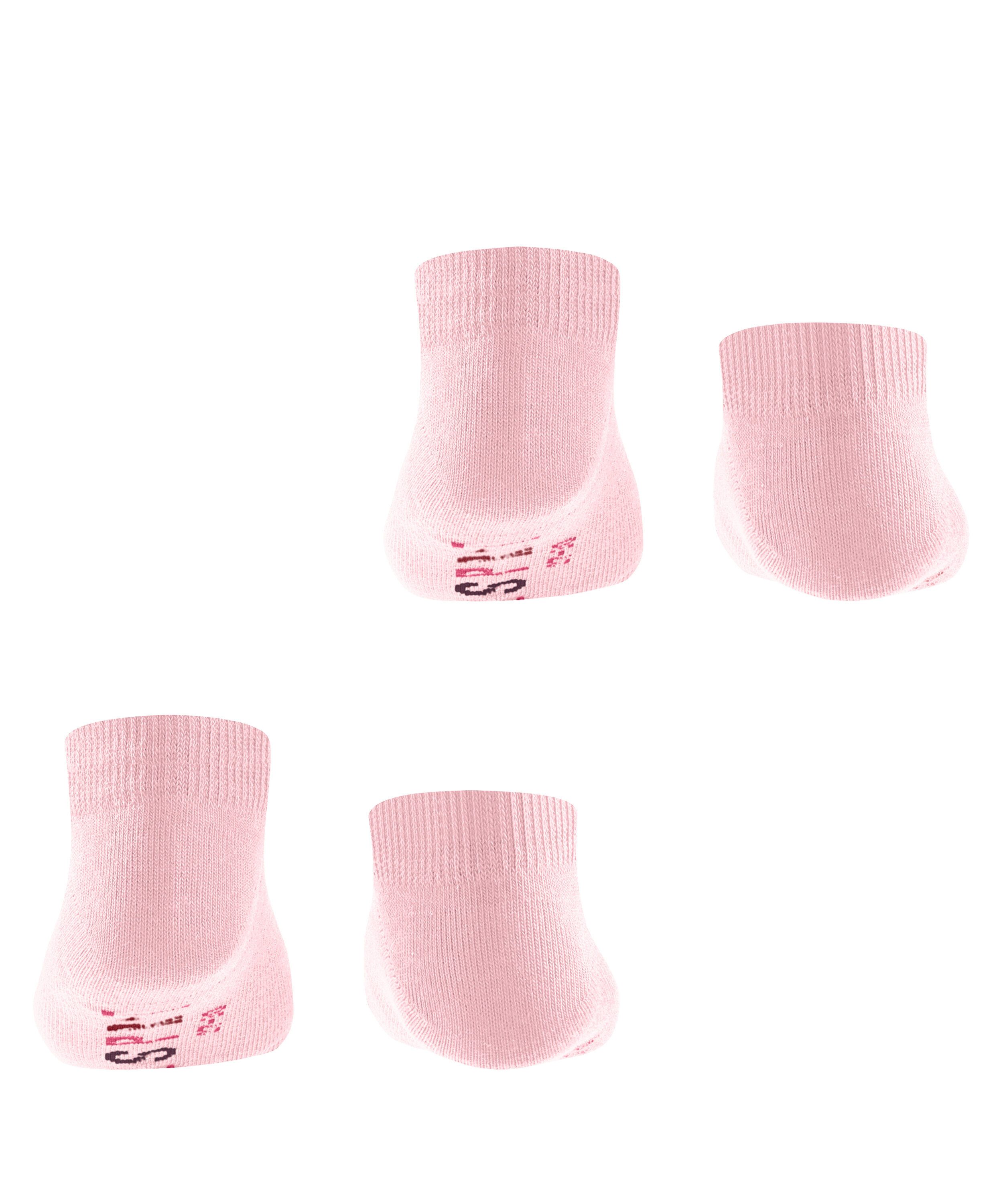 Esprit Sneakersocken Foot Logo (2 Paar) verstärkt, knöchelfrei, Cotton-Mix