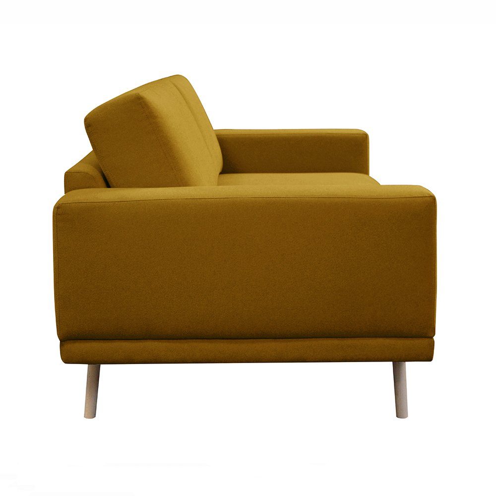 Sofa, Couch in Relax Luxus Made JVmoebel Sofa Wohnzimmer Europe Senf Dreisitzer Designer Polster