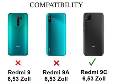 CoverKingz Handyhülle Xiaomi Redmi 9C Handy Hülle Silikon Cover Case Tasche Bumper