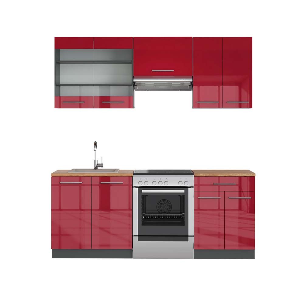 Vicco Küchenzeile R-Line, Weiß Landhaus/Weiß, 300 günstig online kaufen