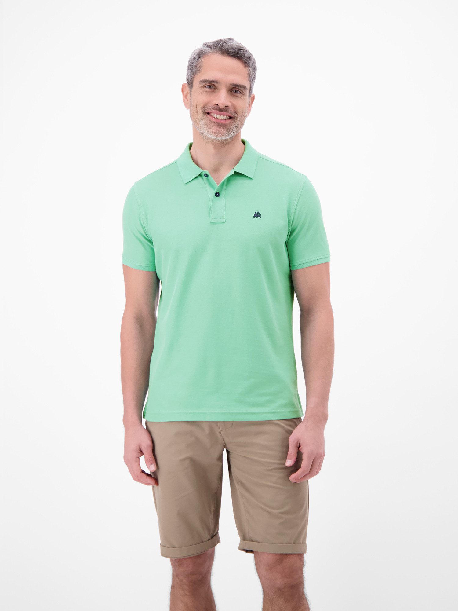 LERROS Poloshirt Poloshirt Herren COOL & DRY atmungsaktiv Piqué Trocknet schnell, angenehm kühl, pflegeleicht, kurzarm, einfarbig