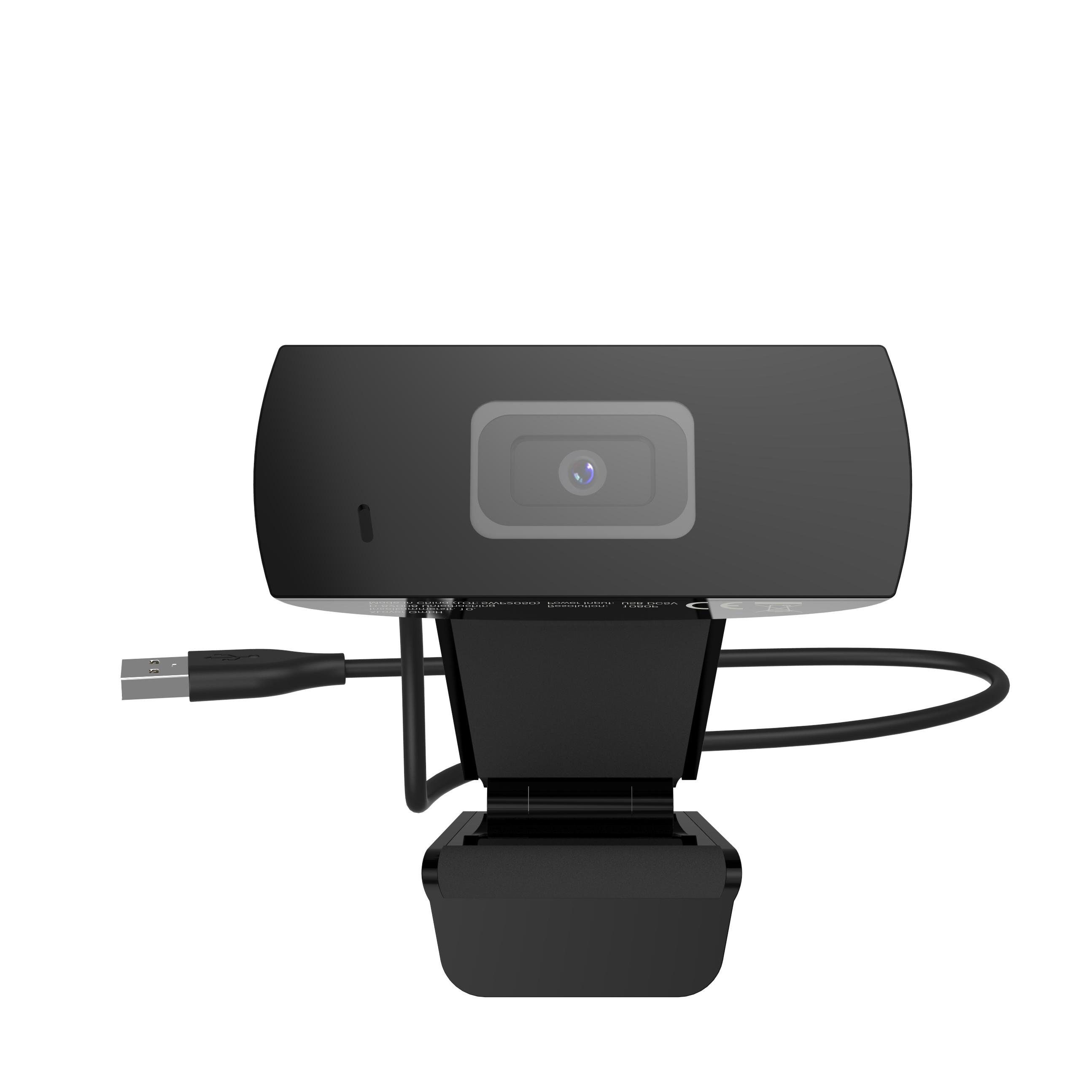 (Full Play Installation) HD, 218162 USB XLAYER Plug schwarz Full HD-Webcam &