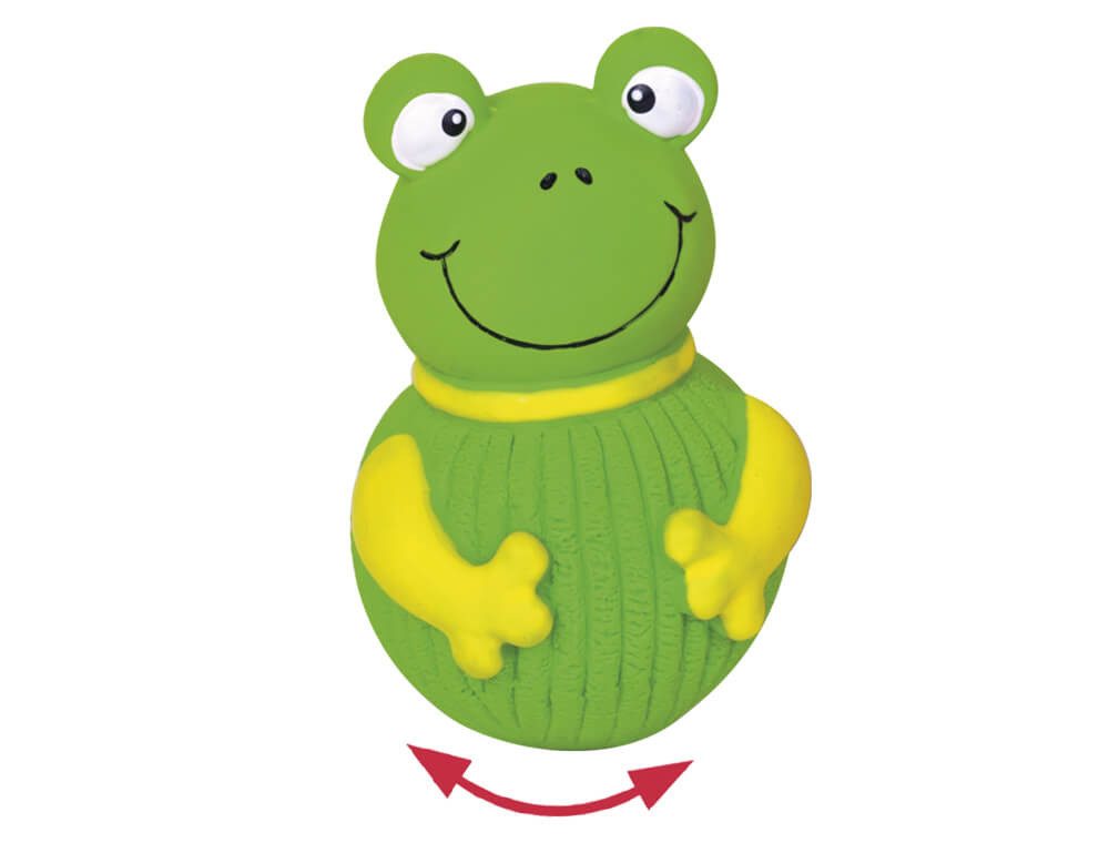 Tierkuscheltier Latex Frosch