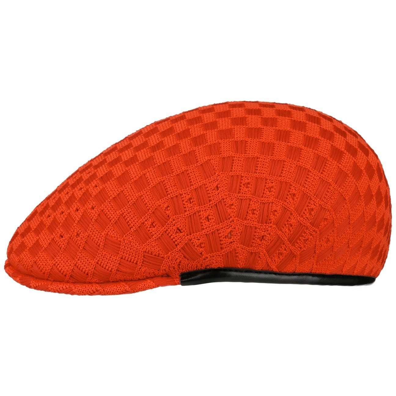 (1-St) orange Schirmmütze mit Flat Schirm Kangol Cap