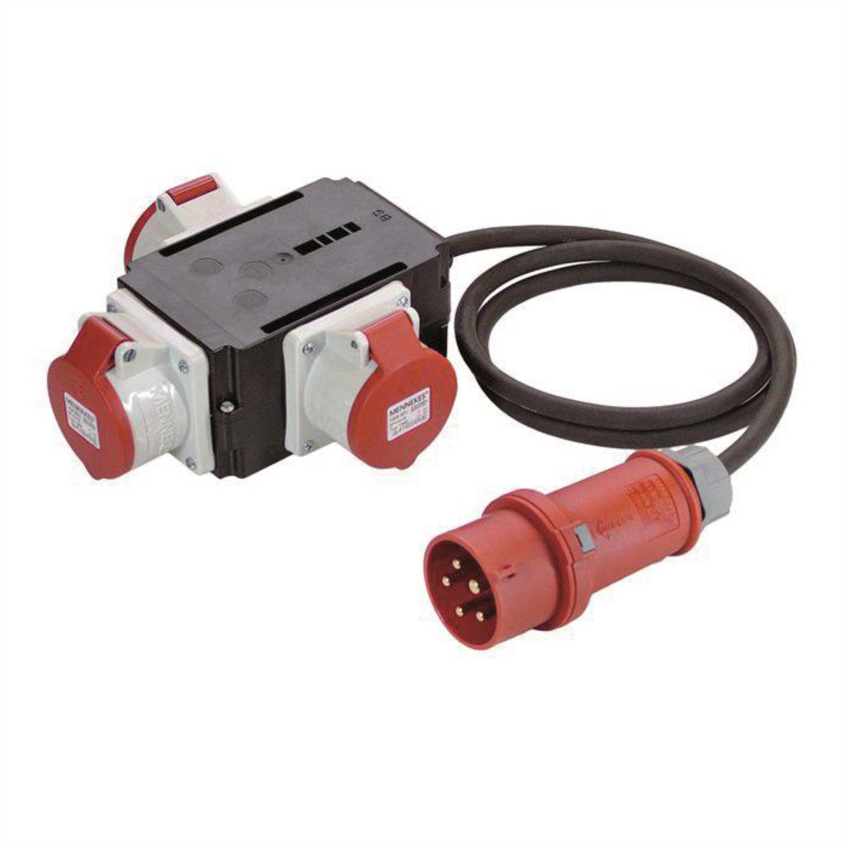 Bachmann CEE-Adapter CEE 400 V/16 A Stromadapter, 1.5 cm, 3x 16A 5p400V IP44 1,5m, 349.035