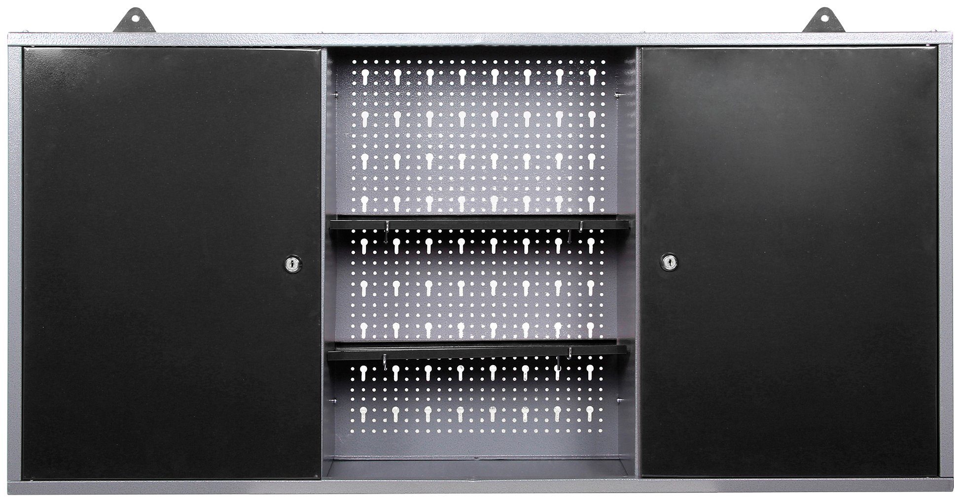 ONDIS24 Hängeschrank Kurt 2-türig mit offenem Mittelteil, abschließbar