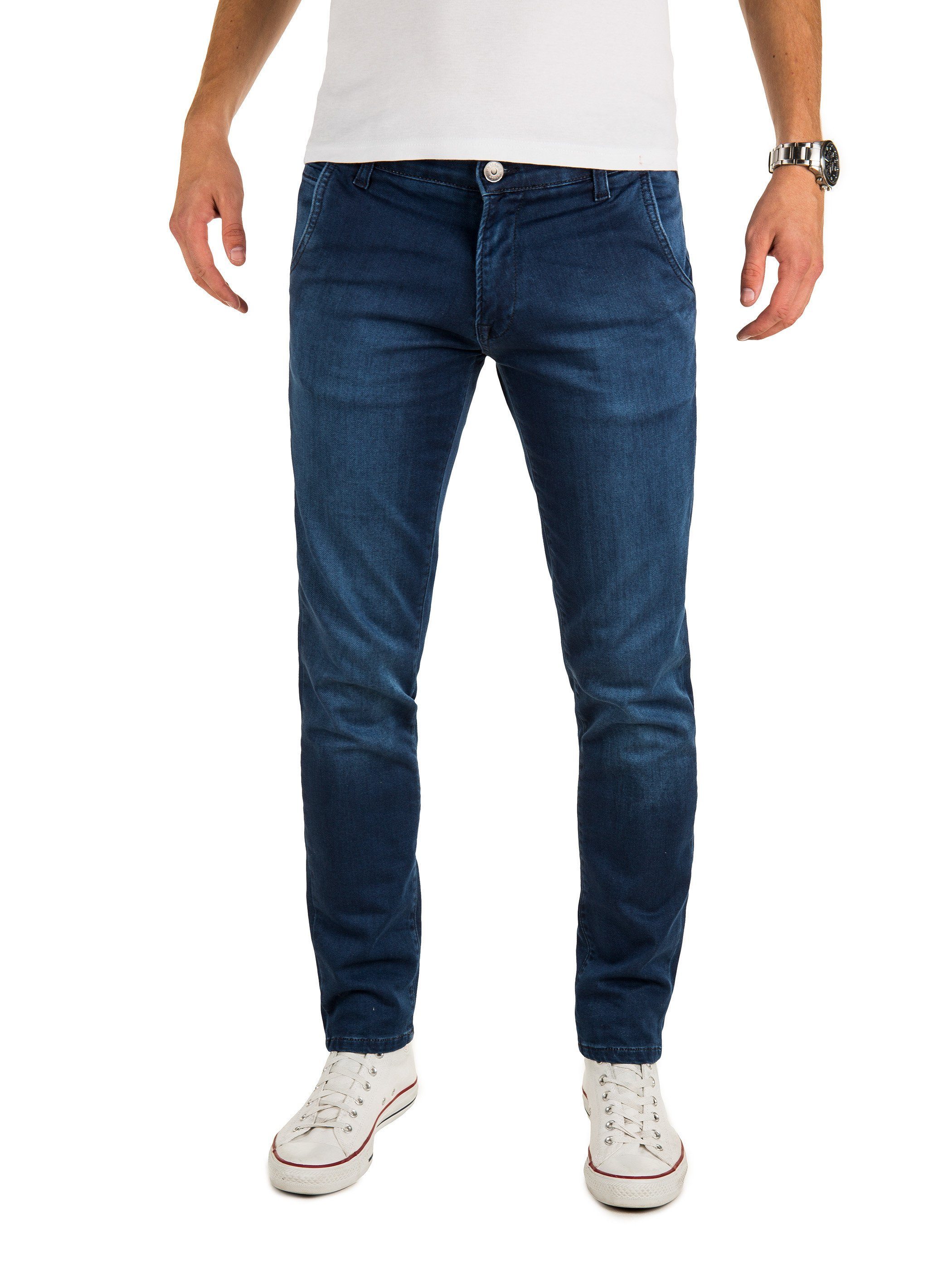 WOTEGA 5-Pocket-Jeans WOTEGA - Sweat Jeans Dexter (1-tlg) insignia blue (4028)