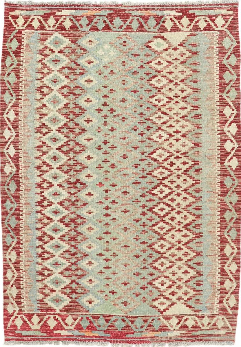 Orientteppich Kelim Afghan Heritage 105x150 Handgewebter Moderner Orientteppich, Nain Trading, rechteckig, Höhe: 3 mm