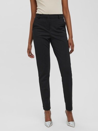 Vero Moda Anzughose VMLUCCALILITH MW JERSEY PANT NOOS, Aus schnell  trocknender und pflegeleichter Kunstfaser mit Stretch-Anteil