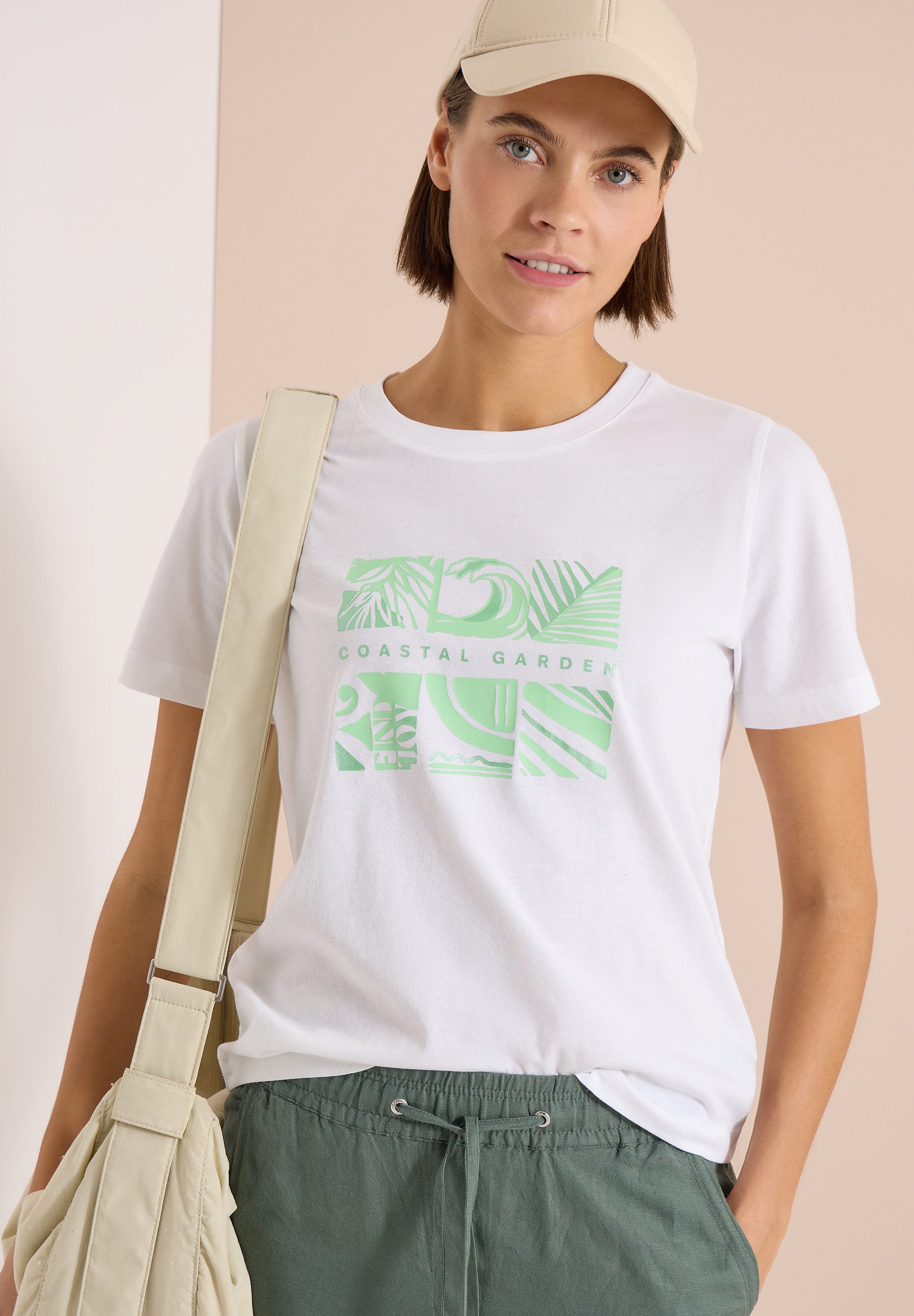 CECIL Print-Shirt aus reiner Baumwolle