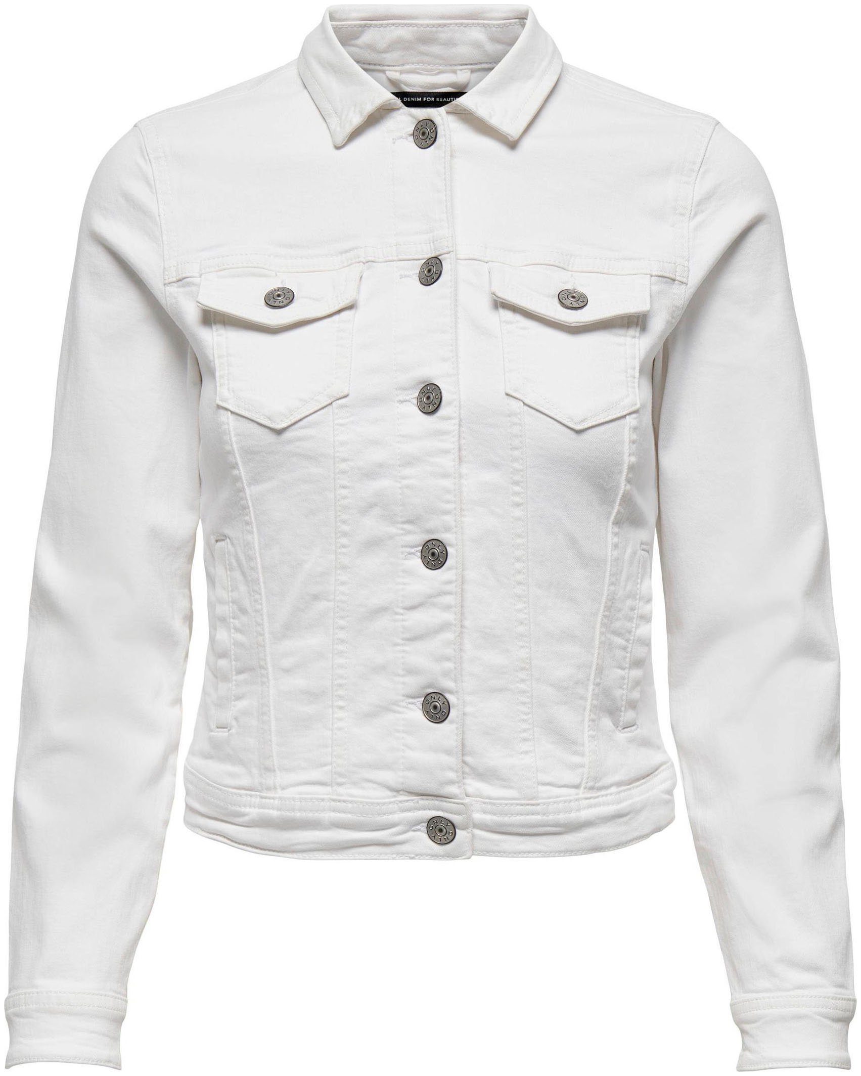 ONLY Jeansjacke ONLTIA DNM JACKET COL PIM NOOS in kurzer Form