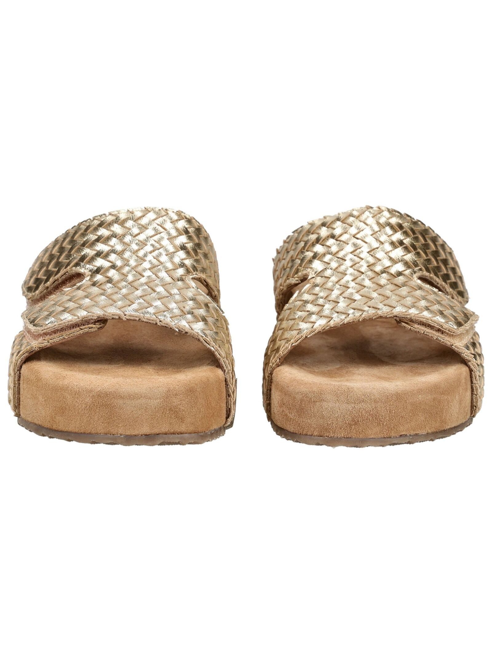 Lazamani Lazamani Pantoletten Leder/Textil Pantolette