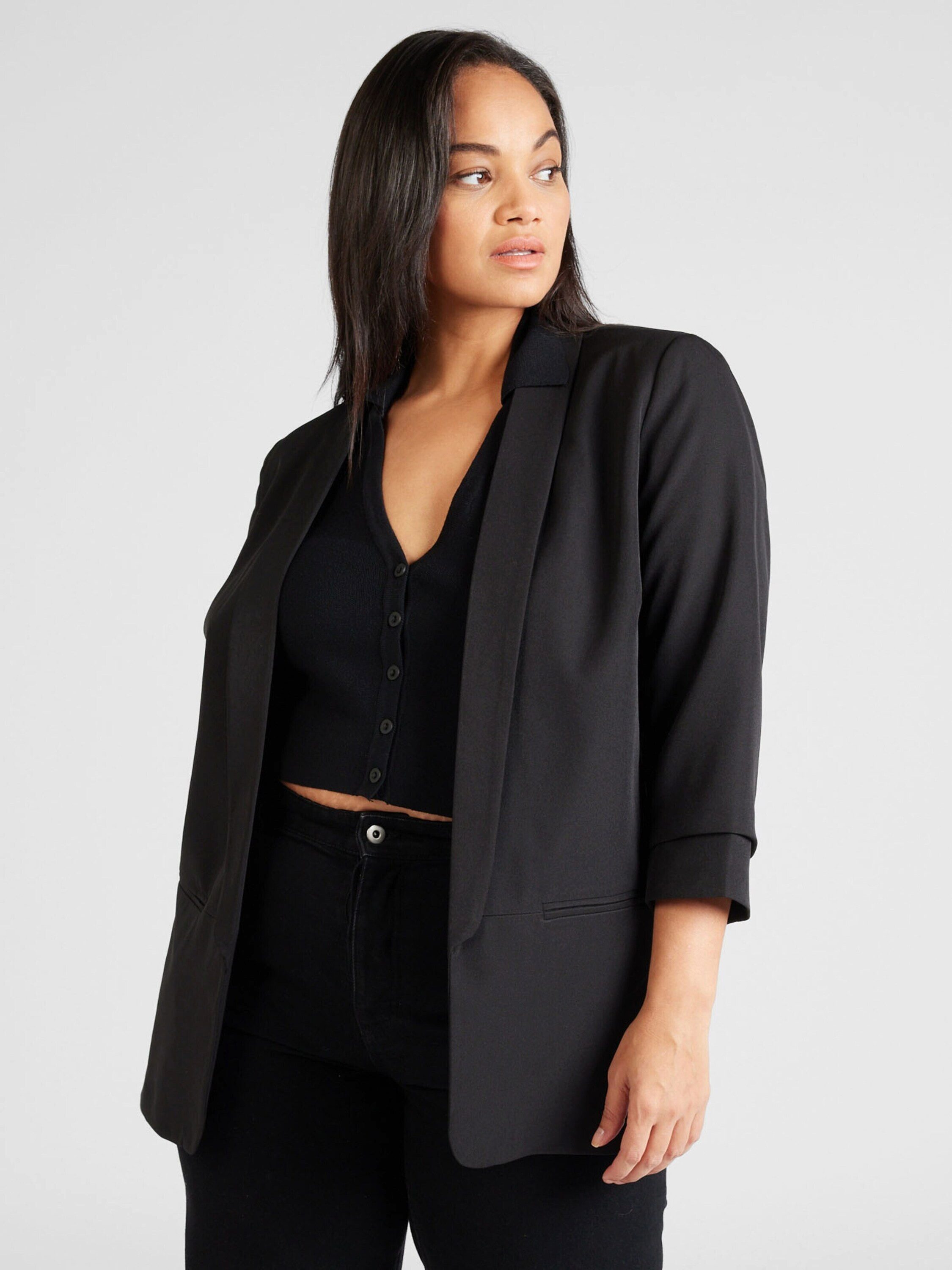 ONLY CARMAKOMA Kurzblazer Elly (1-tlg) Drapiert/gerafft günstig online kaufen