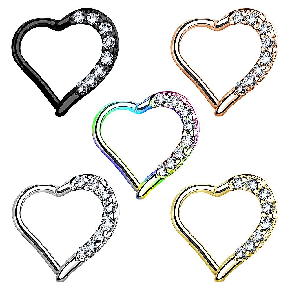 Taffstyle Nasenpiercing Piercing Knorpel Helix Ring günstig online kaufen