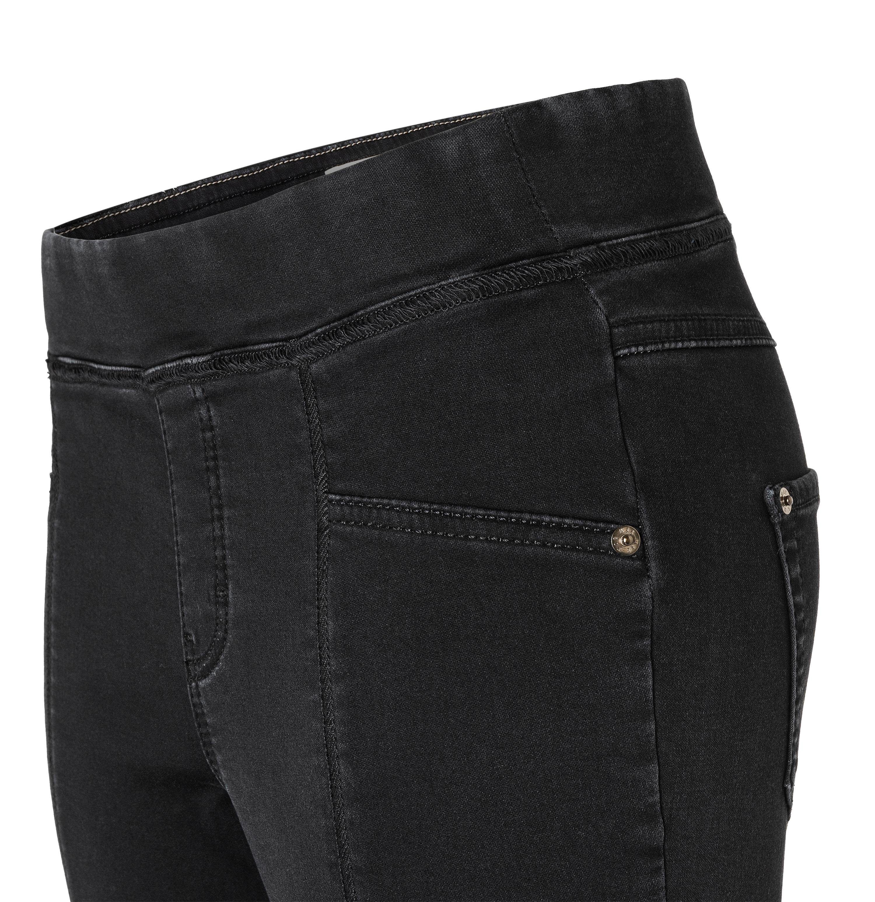 unbekannt - D991 MAC rinsewash LEGGINGS Stretch-Jeans cosy ISKO™ SOFT 5907-90-0350 MAC black DENIM