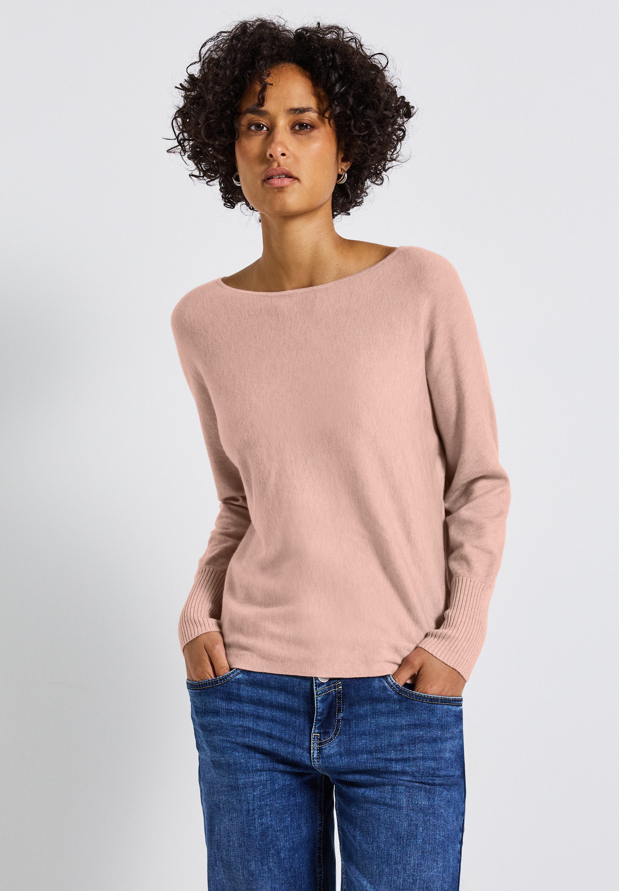 STREET ONE Strickpullover mit U-Boot-Ausschnitt