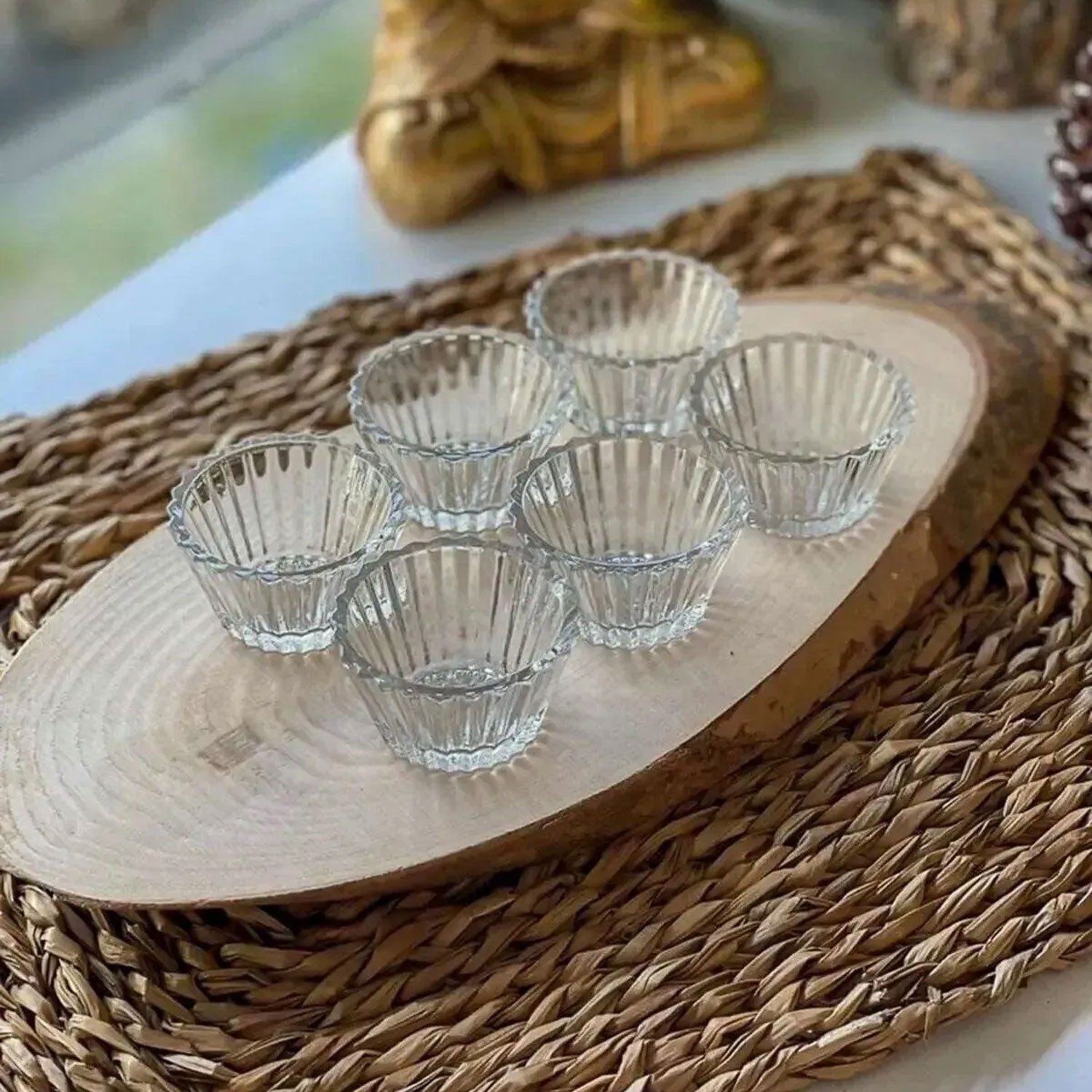 Jungengel Dipschale Mini Schälchen Dip Schüssel Dessert Servierschale Glas Minischalten, Glas, (6-tlg), 6-Teilig, Spülmaschinenkonform, Dickes Glas