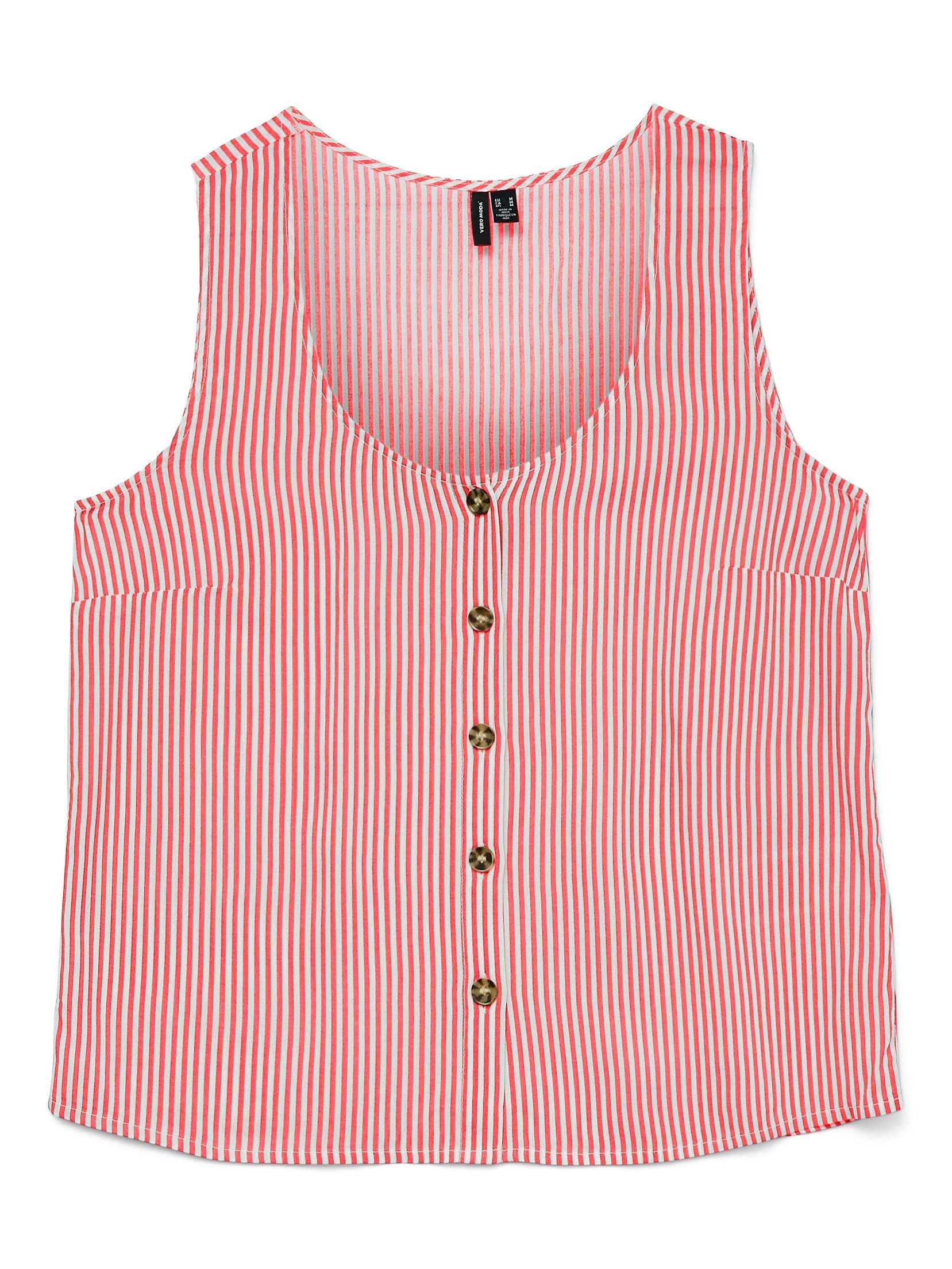 Vero Moda Blusenshirt Gestreiftes ärmelloses mit günstig online kaufen