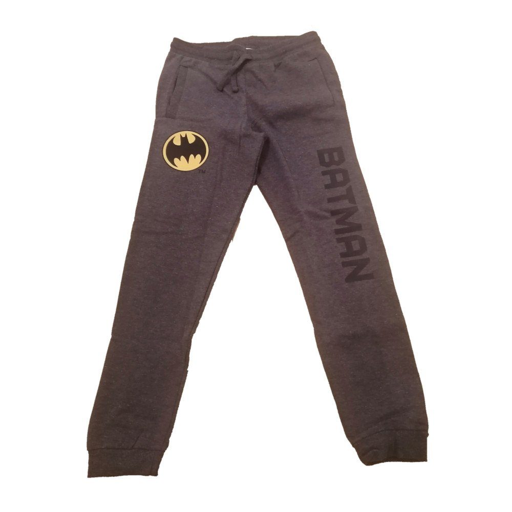 Batman Jogginghose Jogginghose für Kinder mit Batman-Logo - Dunkelgrau mit gelbem Logo