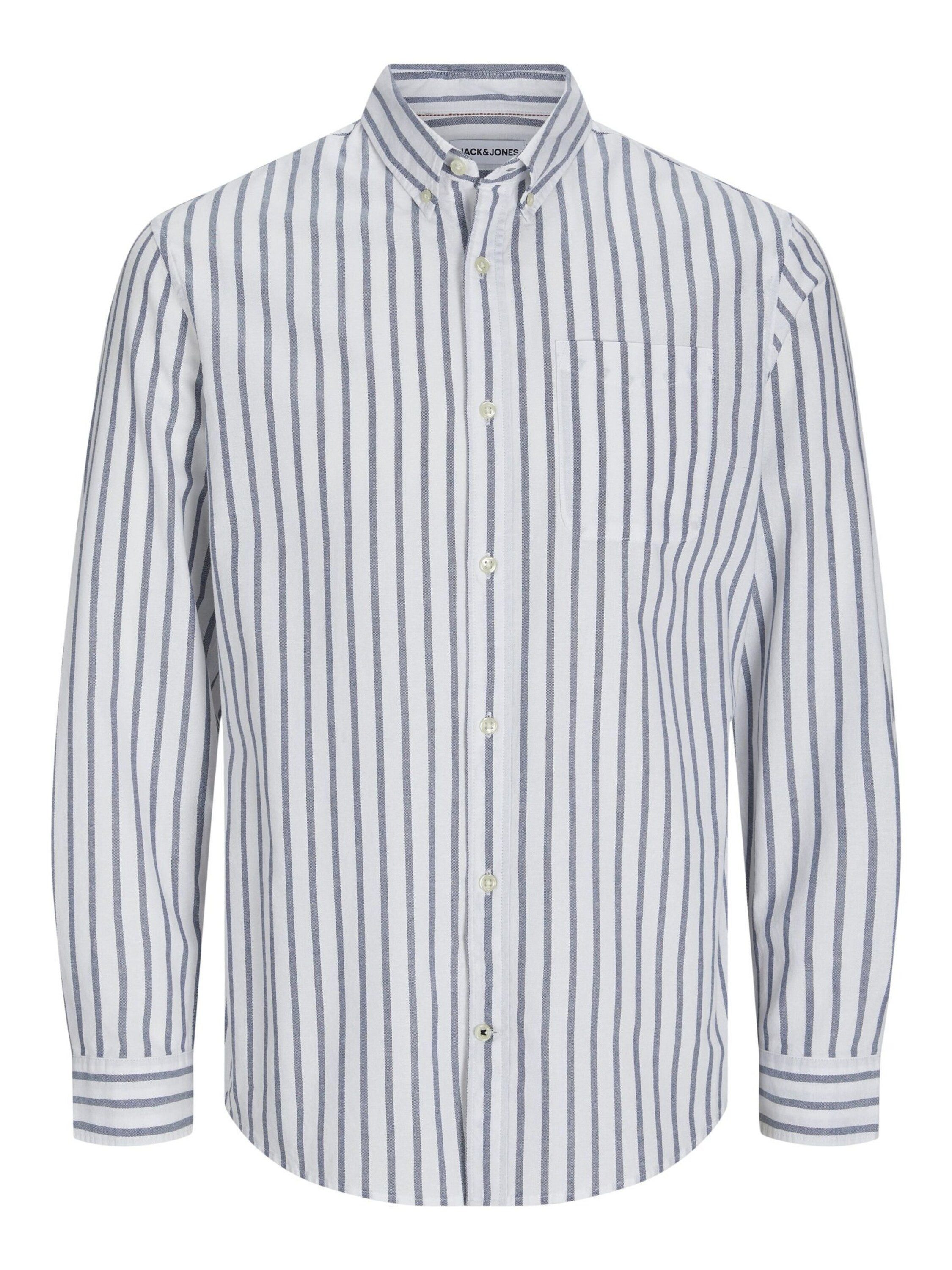 Jack & Jones PlusSize Langarmhemd Oxford (1-tlg) günstig online kaufen