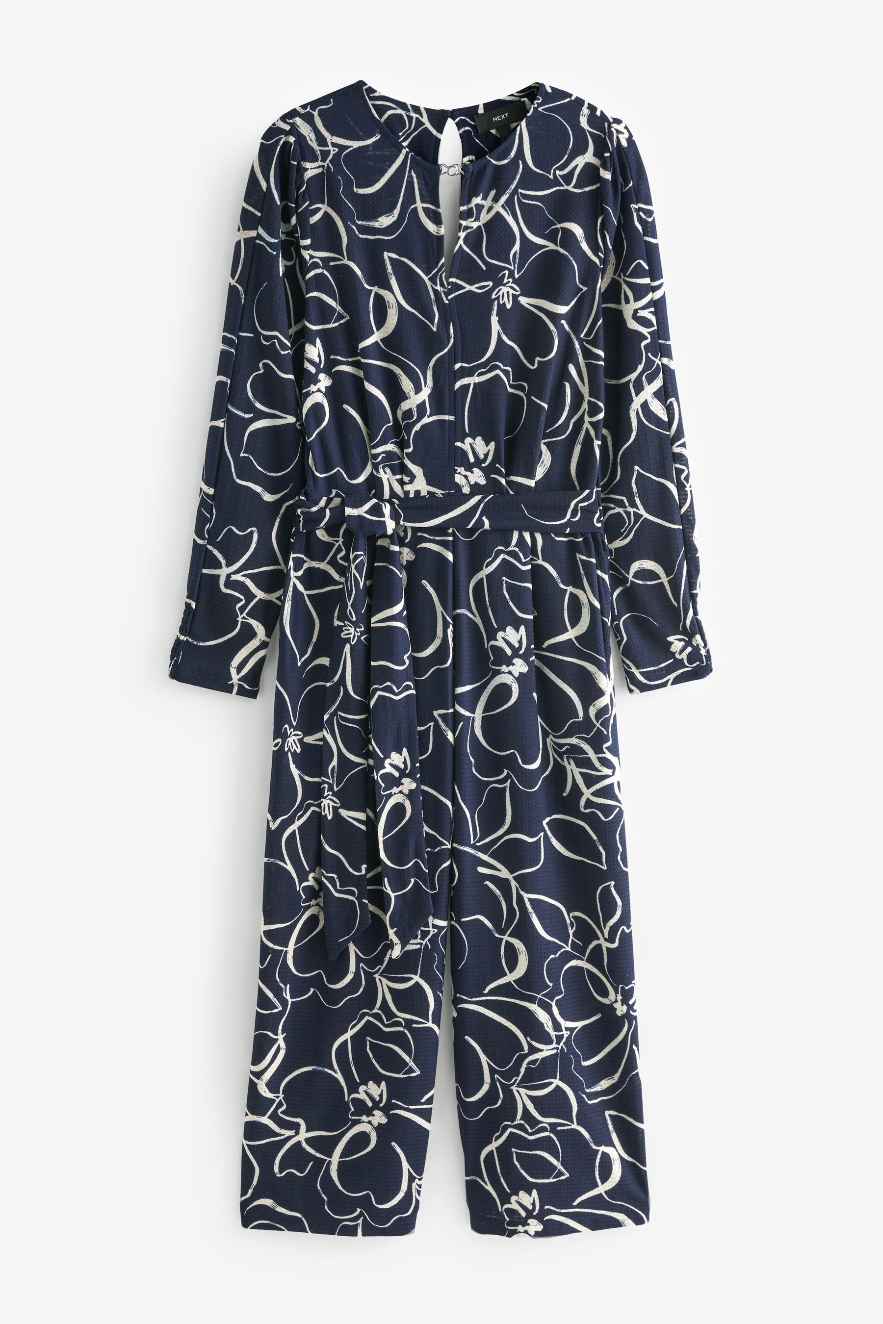 Next Jumpsuit Langärmeliger Overall mit Gürtel günstig online kaufen