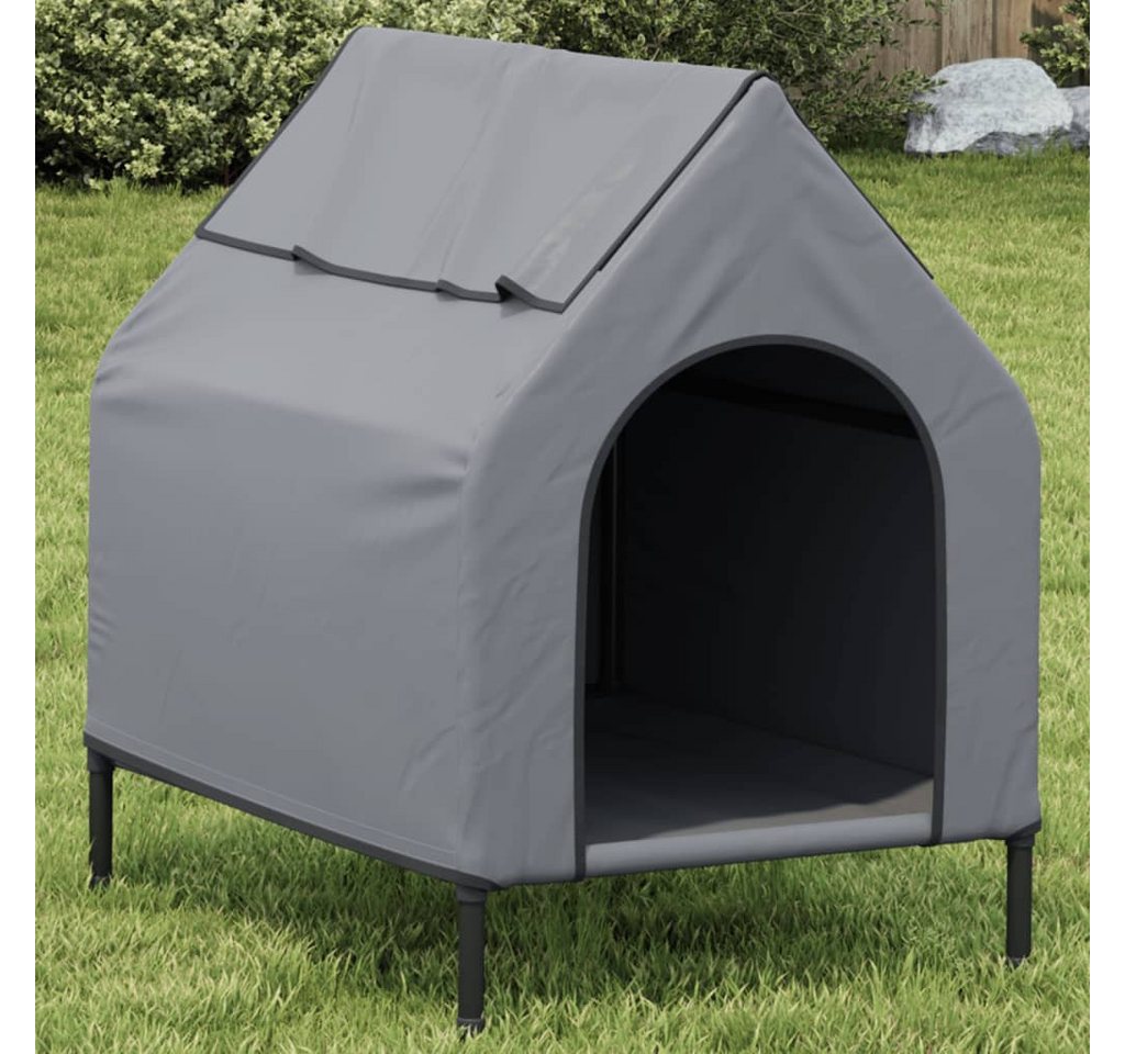 Thumbnail - vidaXL Hundehütte, Hundehaus Anthrazit Oxford-Gewebe und Stahl