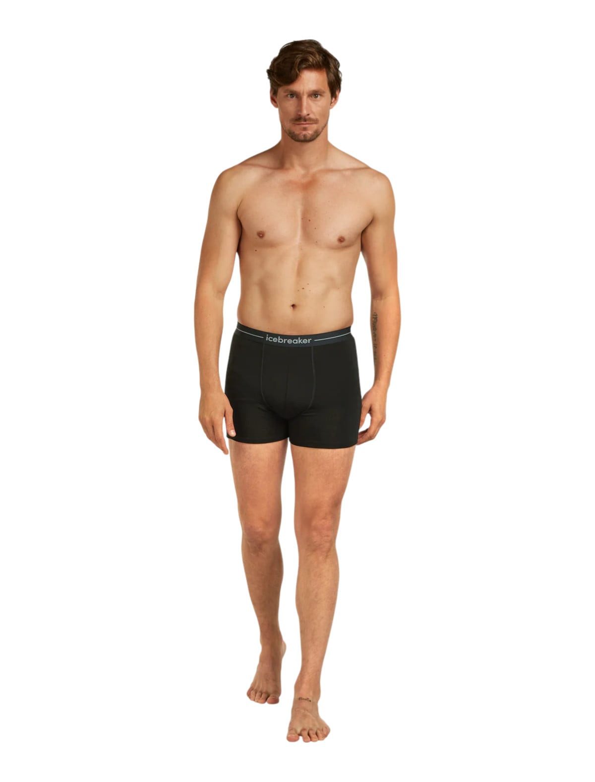 Icebreaker Boxershorts Unterwäsche 150 Anatomica (Merinowolle) schwarz Herren - 2 Stück