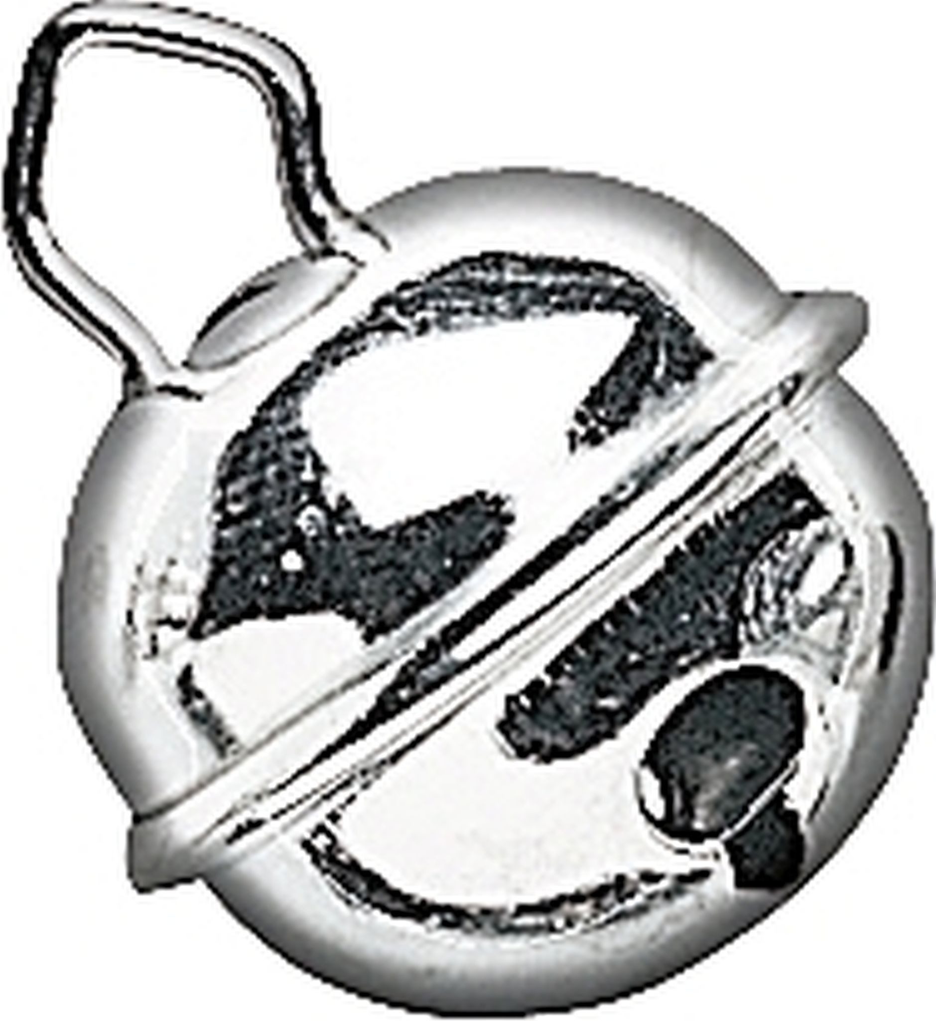 Knorr Prandell Bastelperlen KNORR PRANDELL 218605505 Glöckchen Ø 19 mm Metall silberfarben