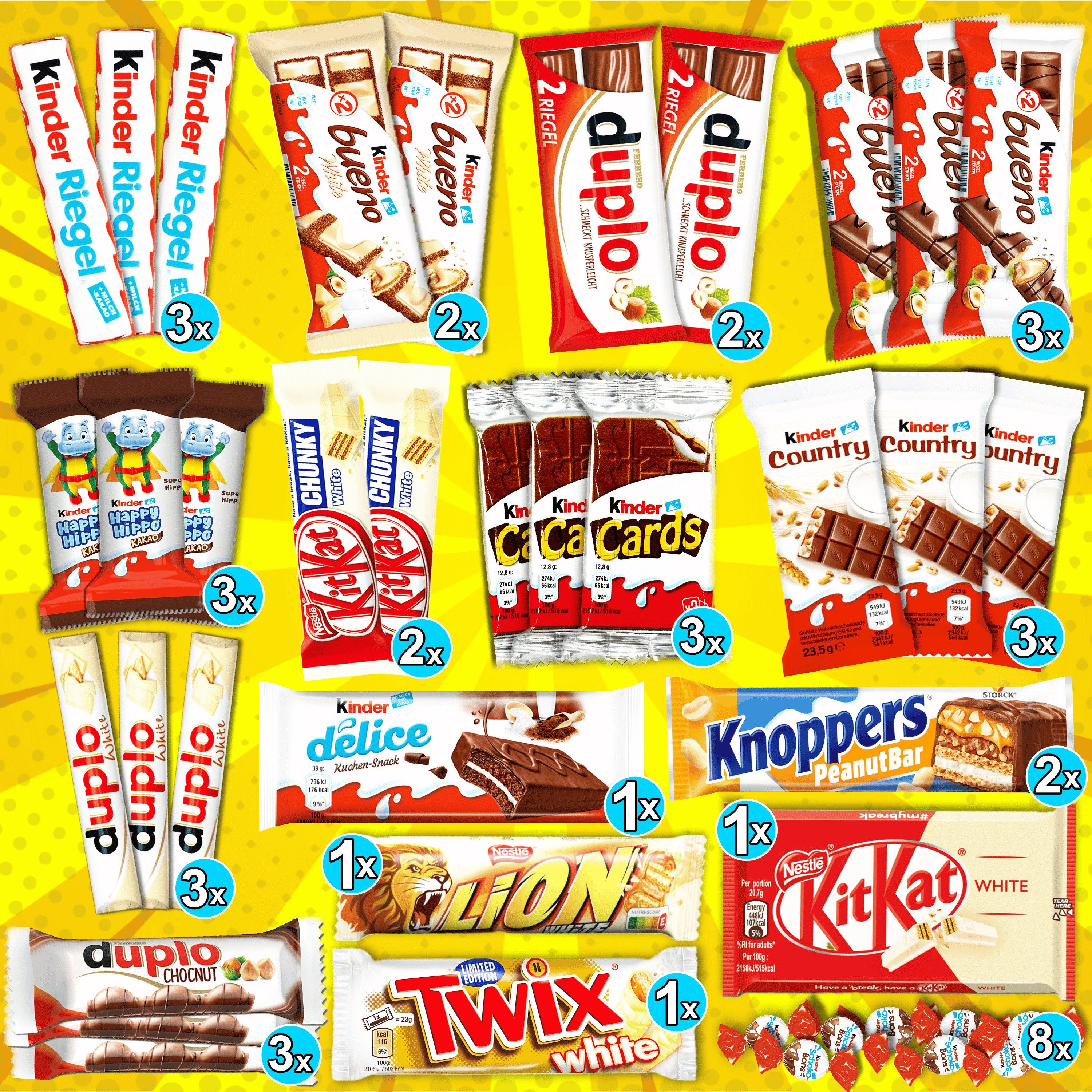 Candy & Bar Süßigkeit XL Schokoladen Big Box, Geschenkbox mit Schokoriegeln, Candy & Bar® – Bild 5 von 5