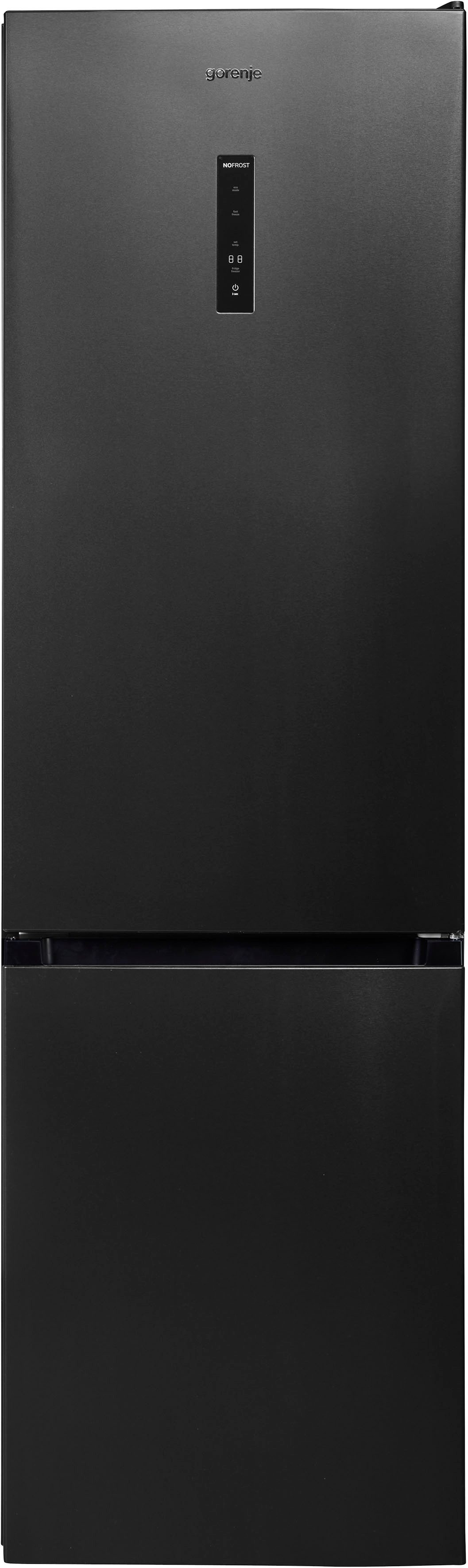 GORENJE Kühl-/Gefrierkombination NRK620B61BX4OT, 200 cm hoch, 60 cm breit, kein Abtauen Dank NoFrostPlus, CrispZone mit Feuchteregulierung