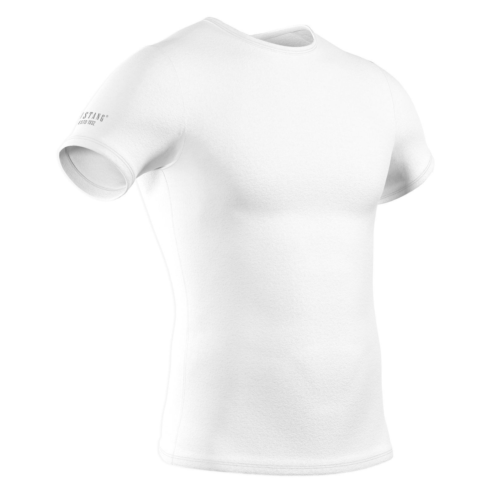 MUSTANG T-Shirt Basic Lounge Shirt Unterhemd günstig online kaufen