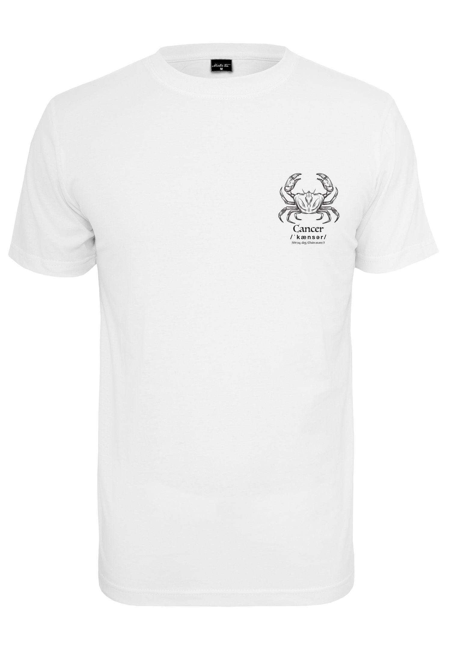 MisterTee T-Shirt Herren Astro Cancer Tee (1-tlg)