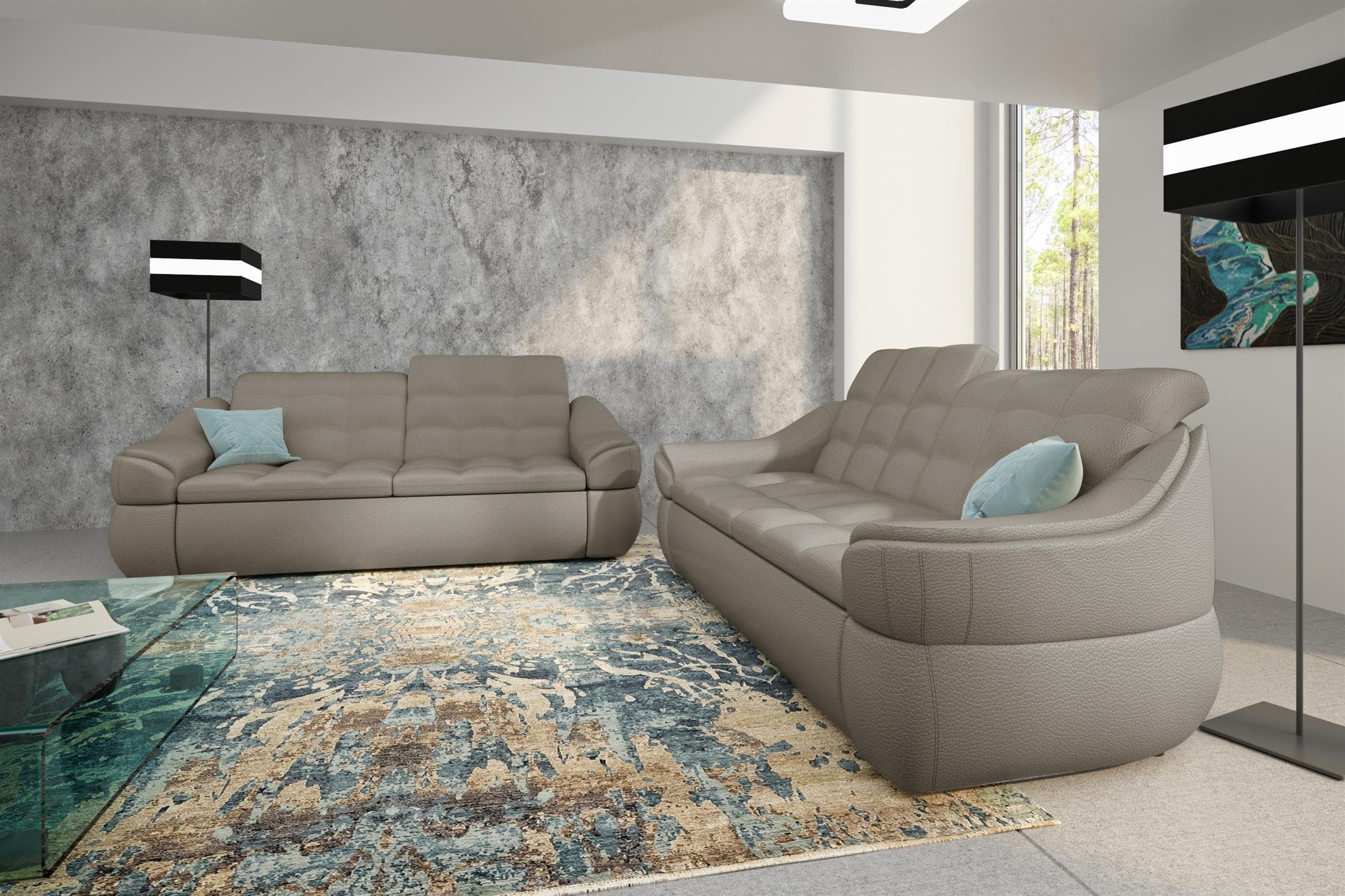 Design, Europa Stylefy (2-tlg), Modern bestehend in made Polstergarnitur (Set Alisa, aus Sofa, 2x2-Sitzer