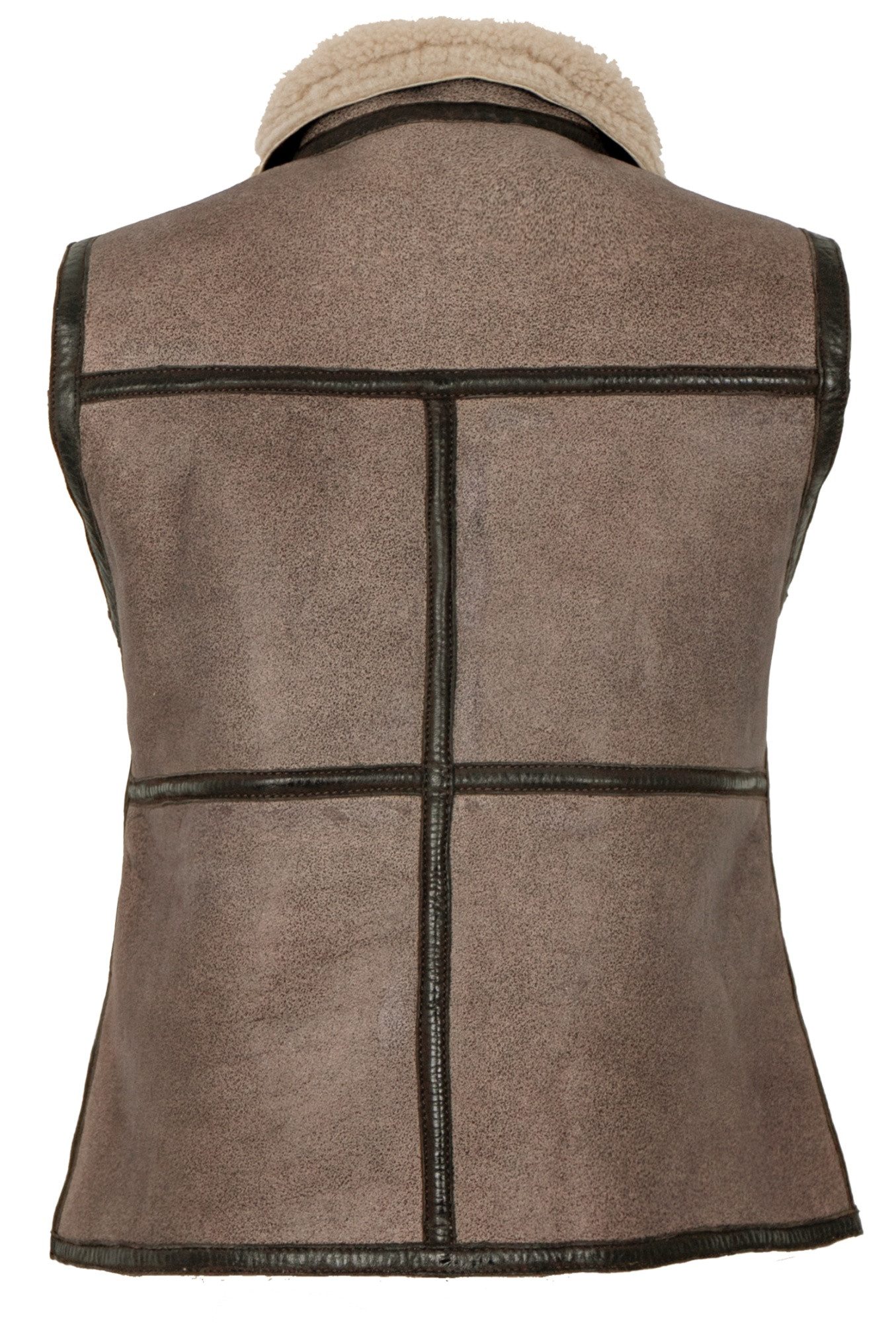 Gipsy by Mauritius Lederjacke GWOtila Gipsy - Damen Lammfellweste Lederwest günstig online kaufen