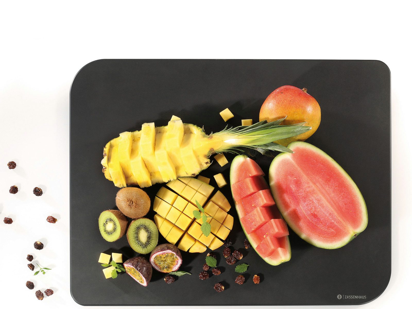 ZASSENHAUS Schneidebrett COMFORT PLUS Schneidbrett 49,5 x 38 x 0,7 cm, Papierverbundstoff, (Schneidebretter)