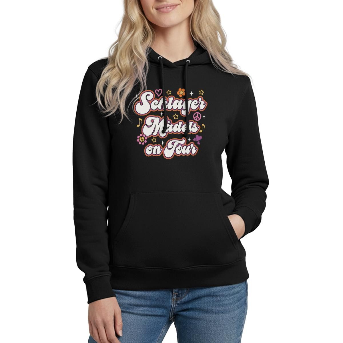 Spreadshirt Hoodie Schlager Fanartikel, Schlager Mädels On Tour Damen Hoodie (1-tlg)