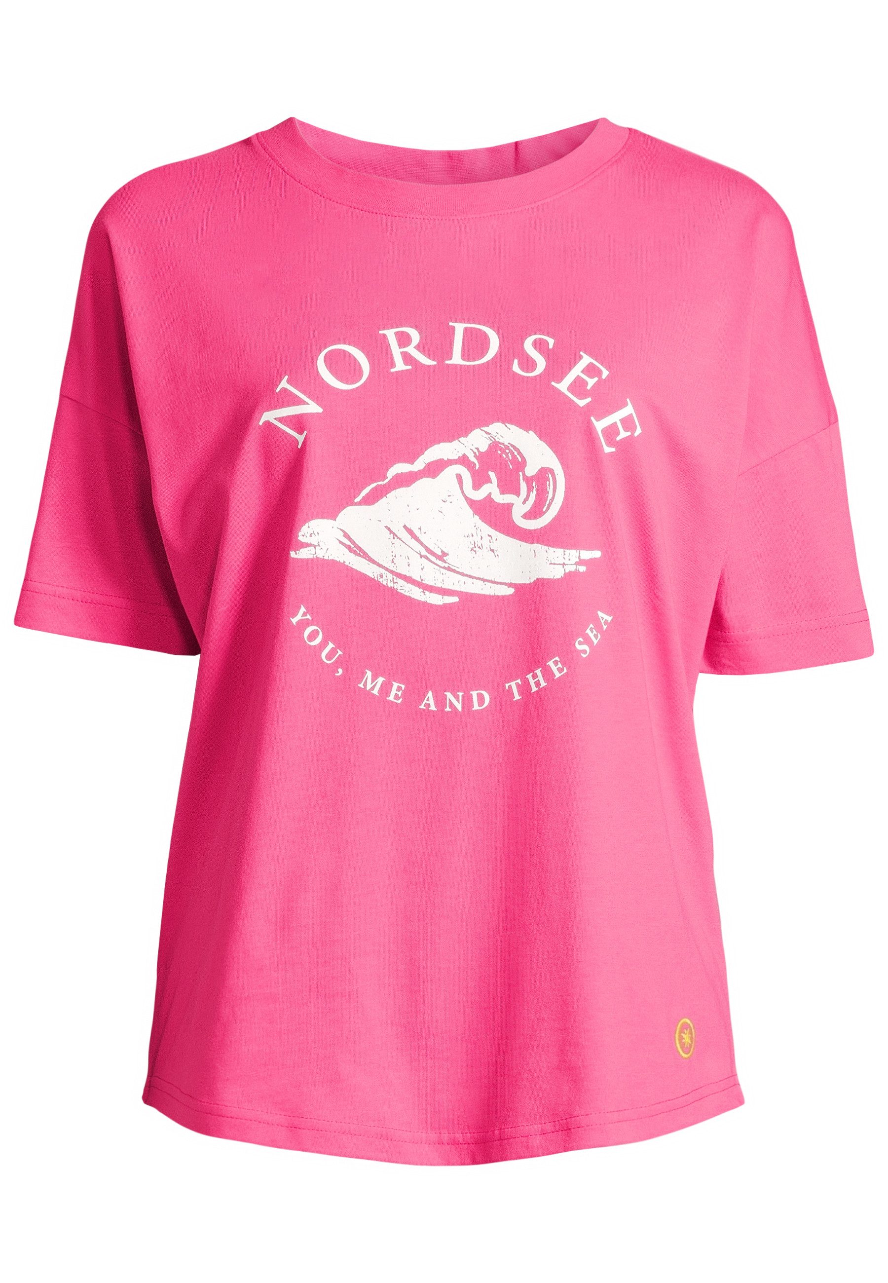 salzhaut T-Shirt FIPSIE Nordsee Damen Oversized Endlich wieder Sommer! bequ günstig online kaufen