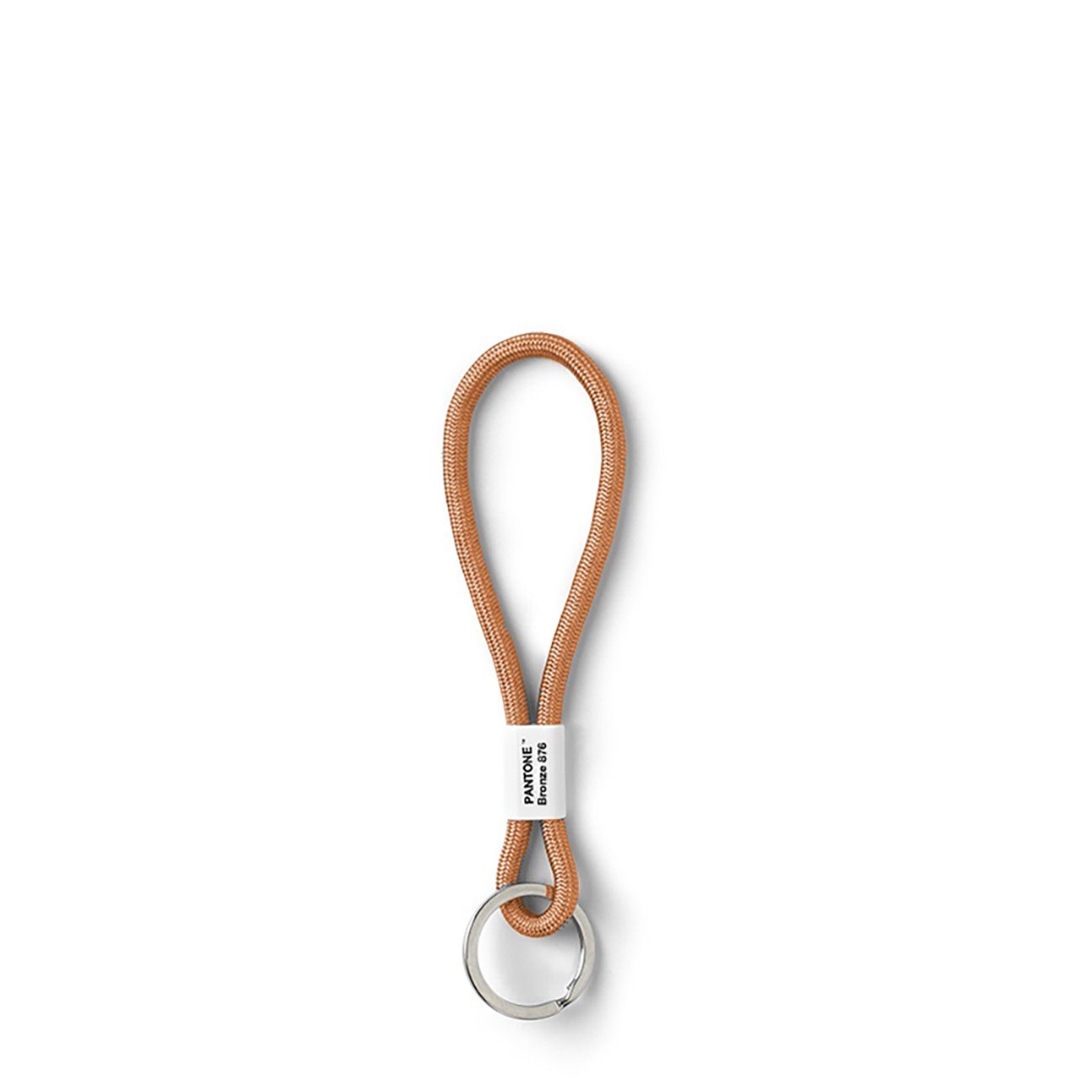 PANTONE Schlüsselanhänger, Design- Schlüsselband, Key Chain, kurz Bronze 876