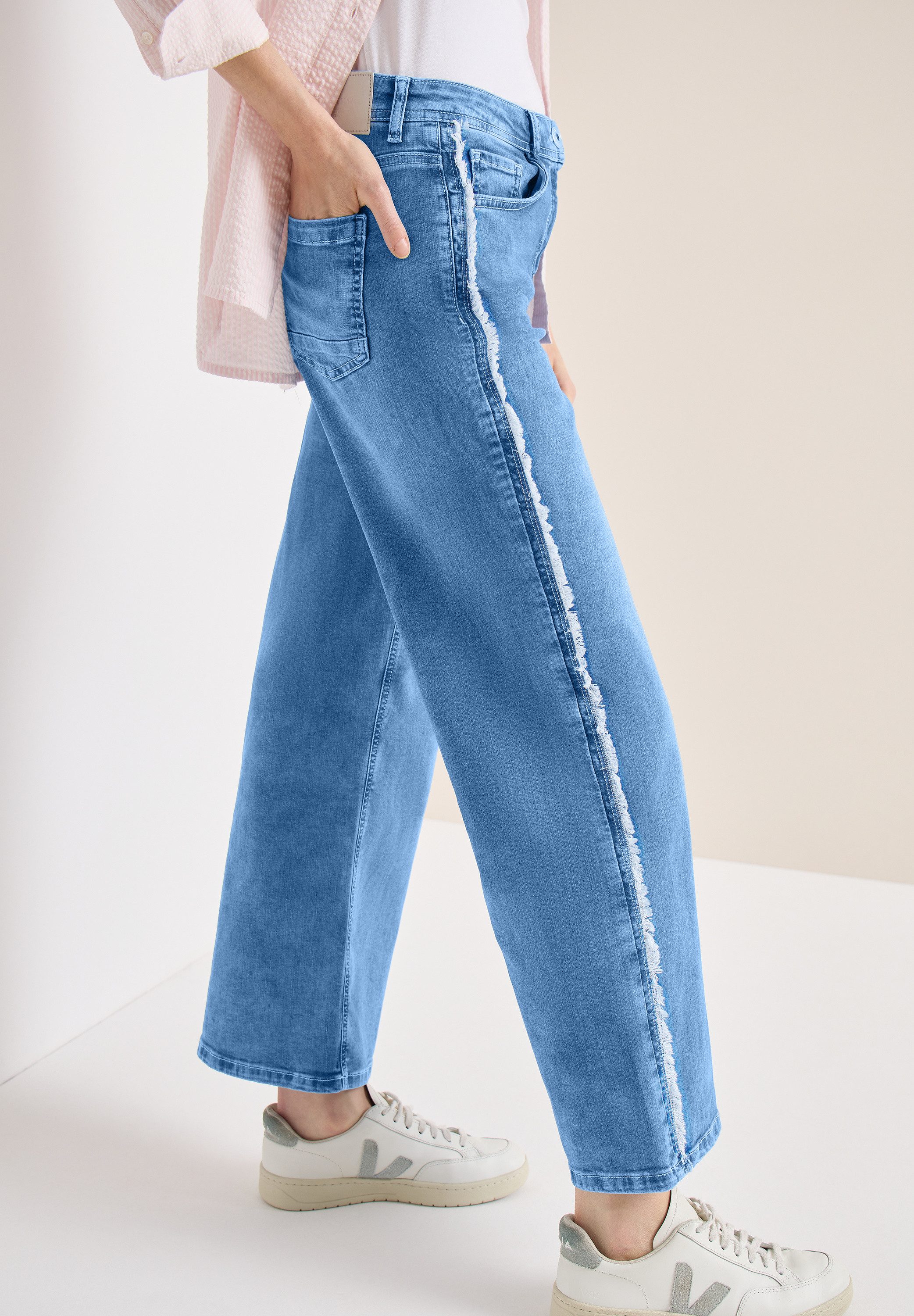 CECIL Slim-fit-Jeans High Waist