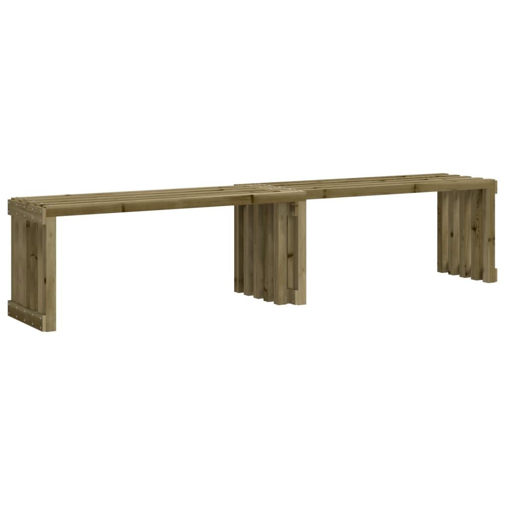 vidaXL Gartenbank Gartenbank Ausziehbar 212,5x40,5x45cm Imprägniertes günstig online kaufen