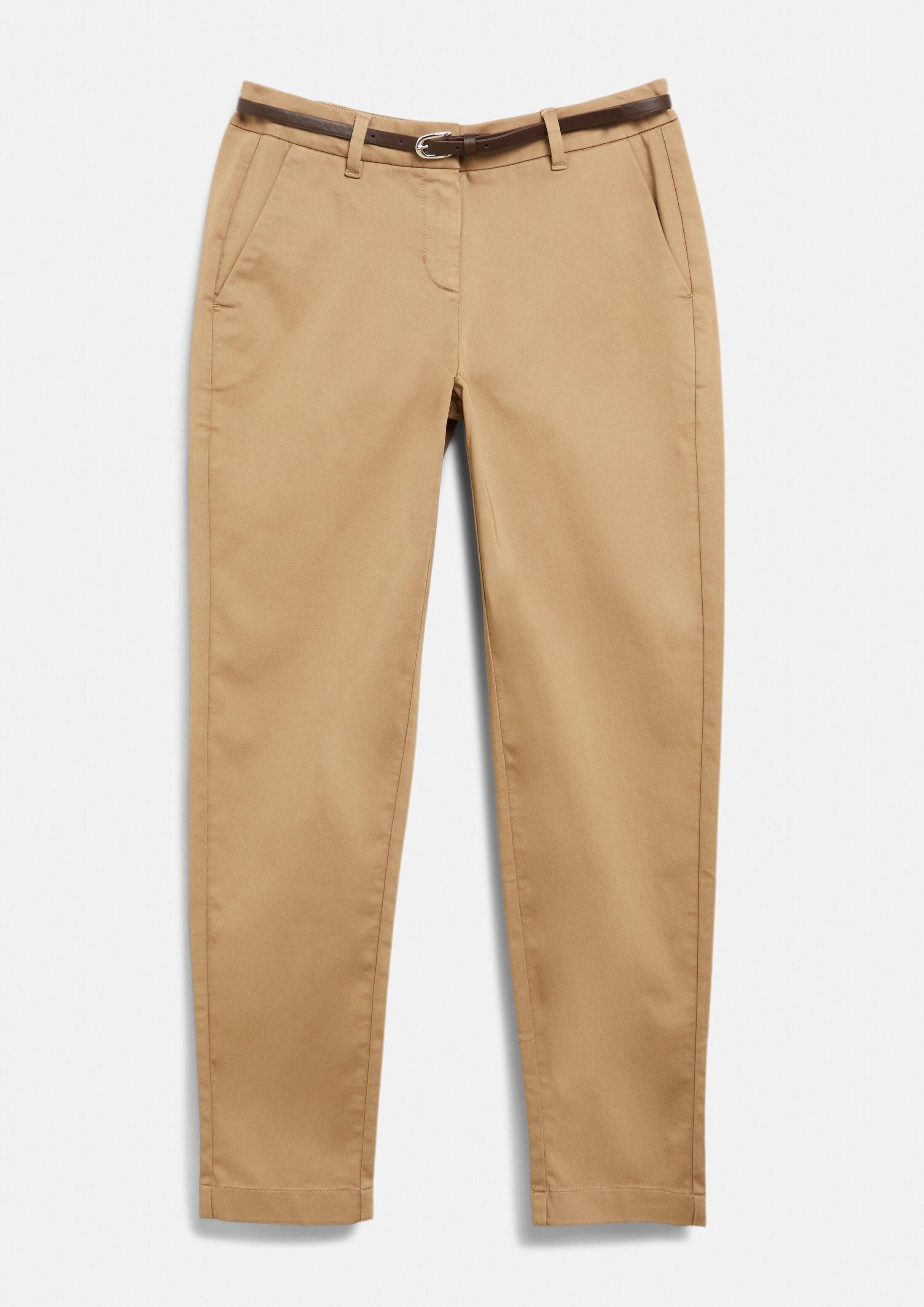 comma Chinos Hose Chino mit Gürtel