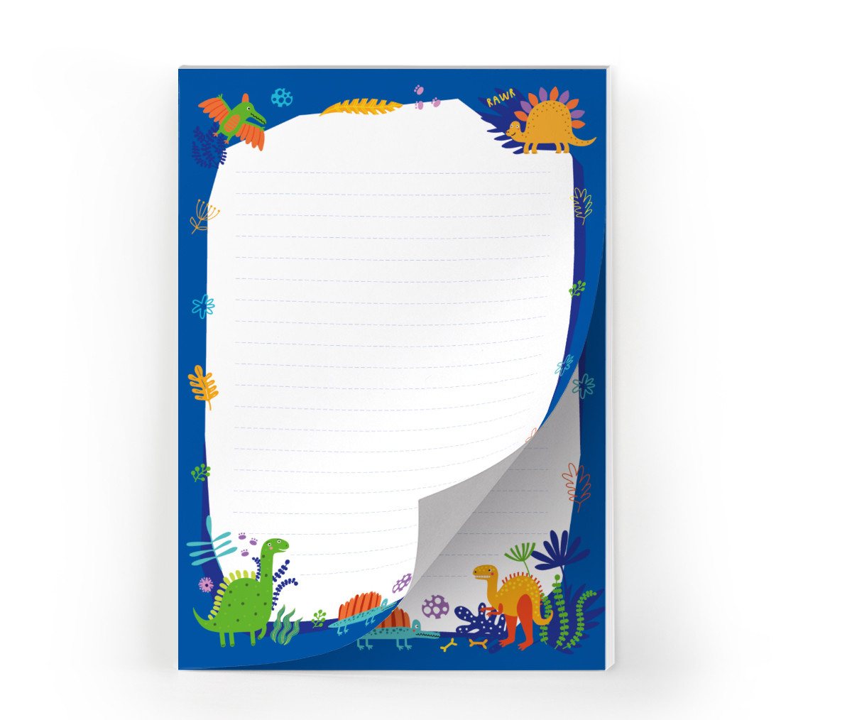 Thumbnail - JUNAPACK Briefpapier Set Kinder Briefblock A5 mit Umschlägen Notizblock Papier Dinosaurier, Kinder-Briefpapier A5 mit 15...