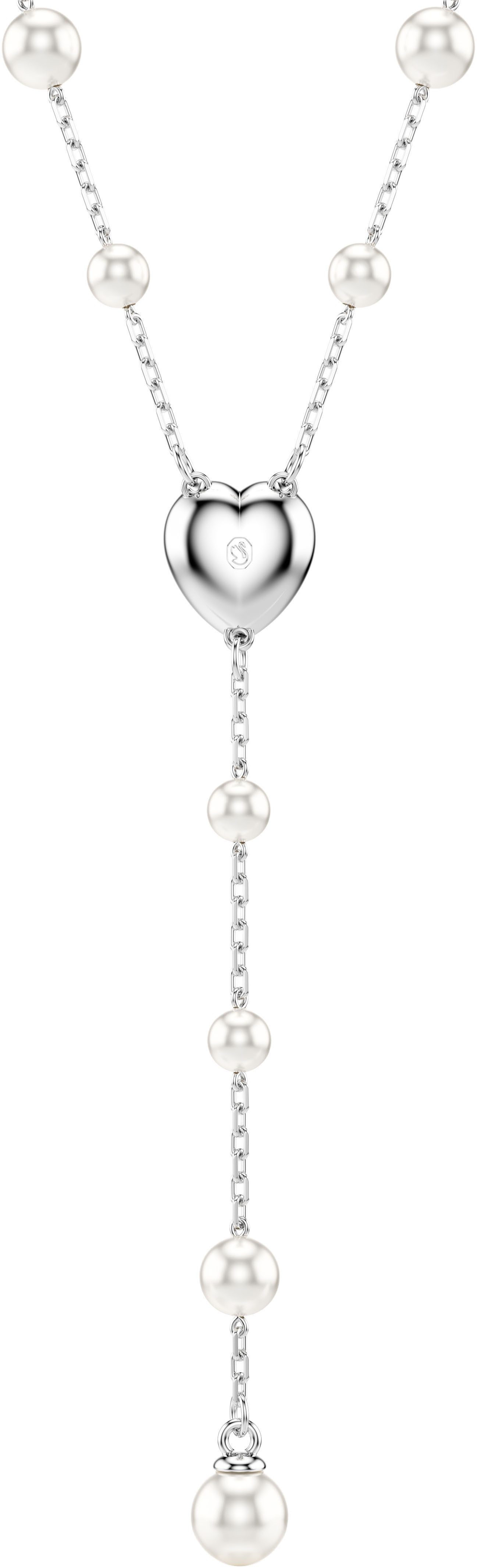 Swarovski Y-Kette Schmuck Geschenk Ariana Grande Y-Halskette Herz, mit Swarovski® Kristall